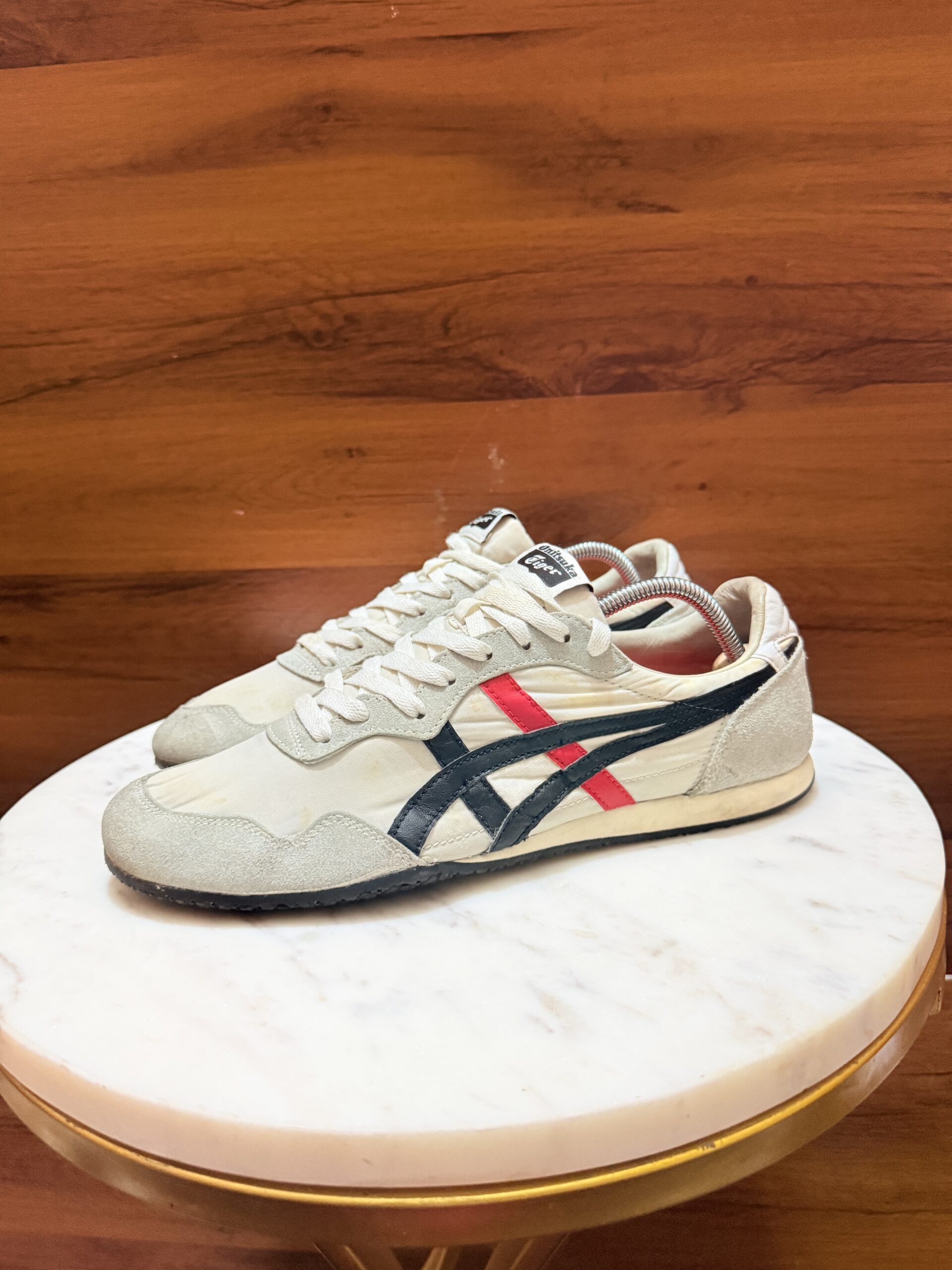 ONITSUKA TIGER MEXICO 66 BEIGE BLACK RED SNEAKERS