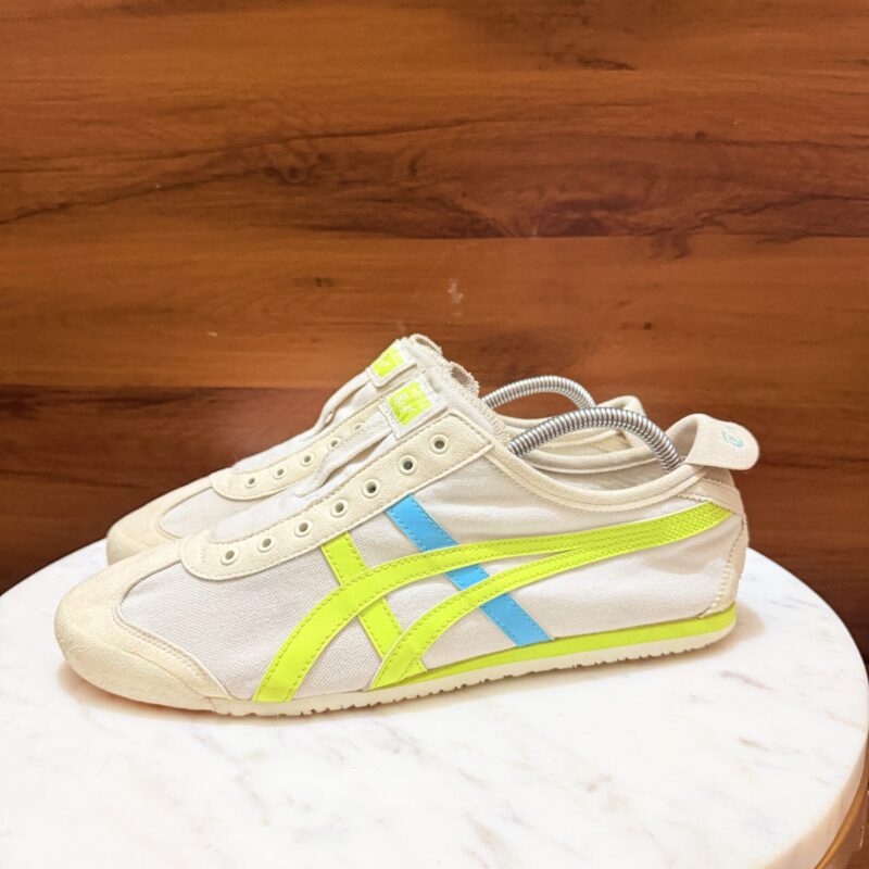 ONITSUKA TIGER SLIP-ON BEIGE NEON SNEAKERS