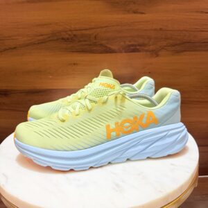 HOKA CLIFTON RUNNING SHOES YELLOW WHITE