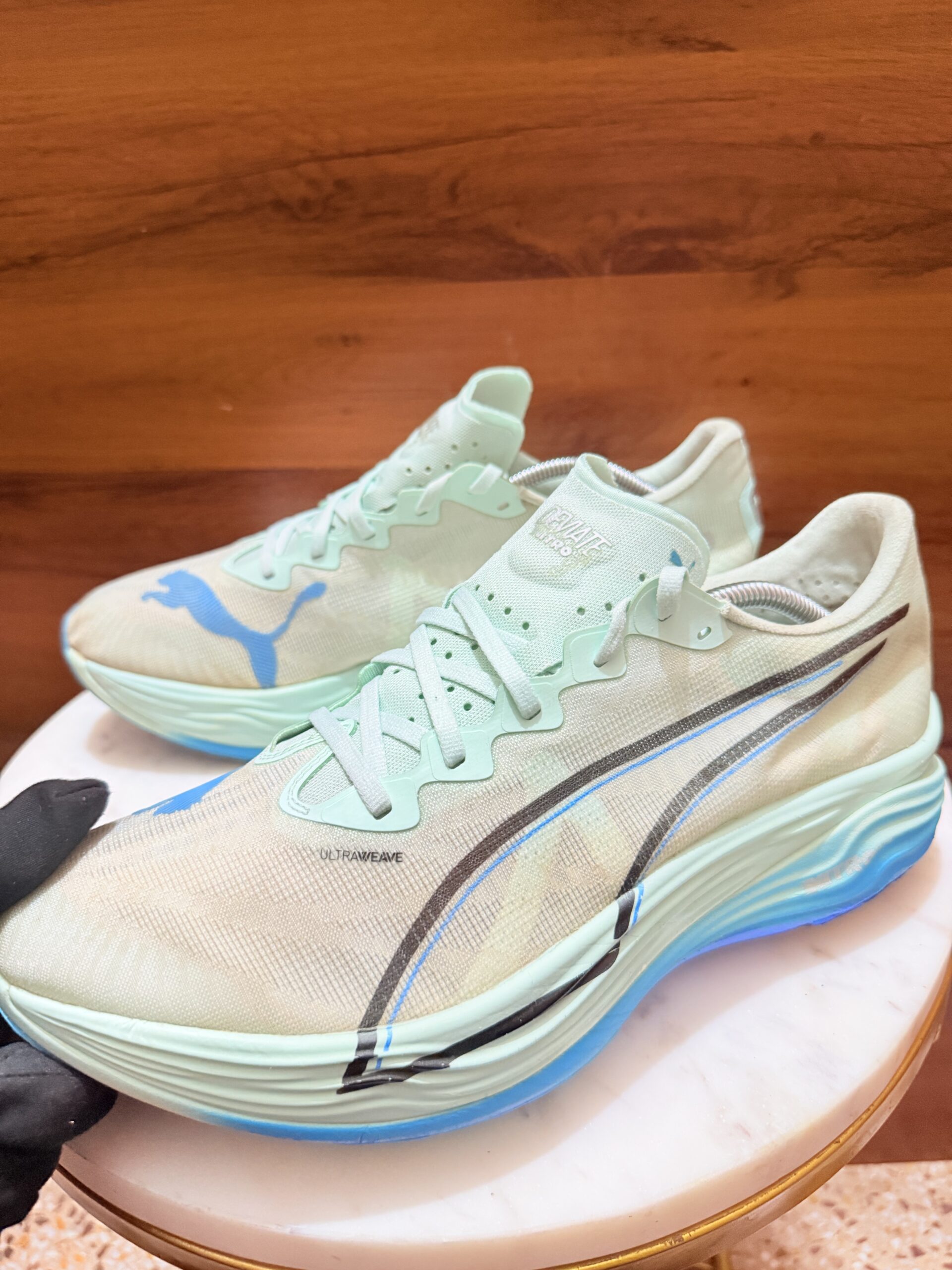 PUMA FAST-R NITRO ELITE MINT BLUE RUNNING SHOES - Image 3