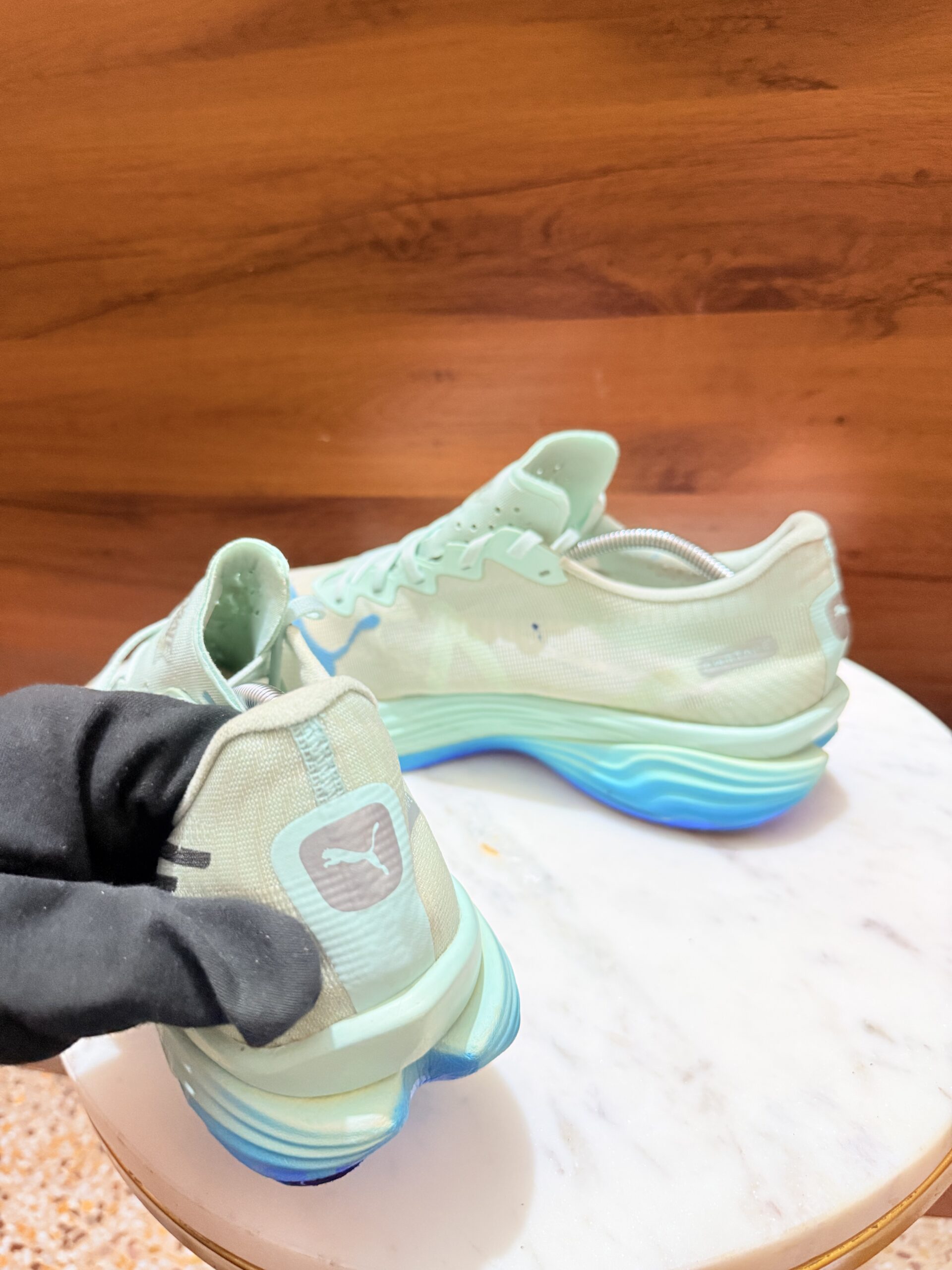 PUMA FAST-R NITRO ELITE MINT BLUE RUNNING SHOES - Image 6