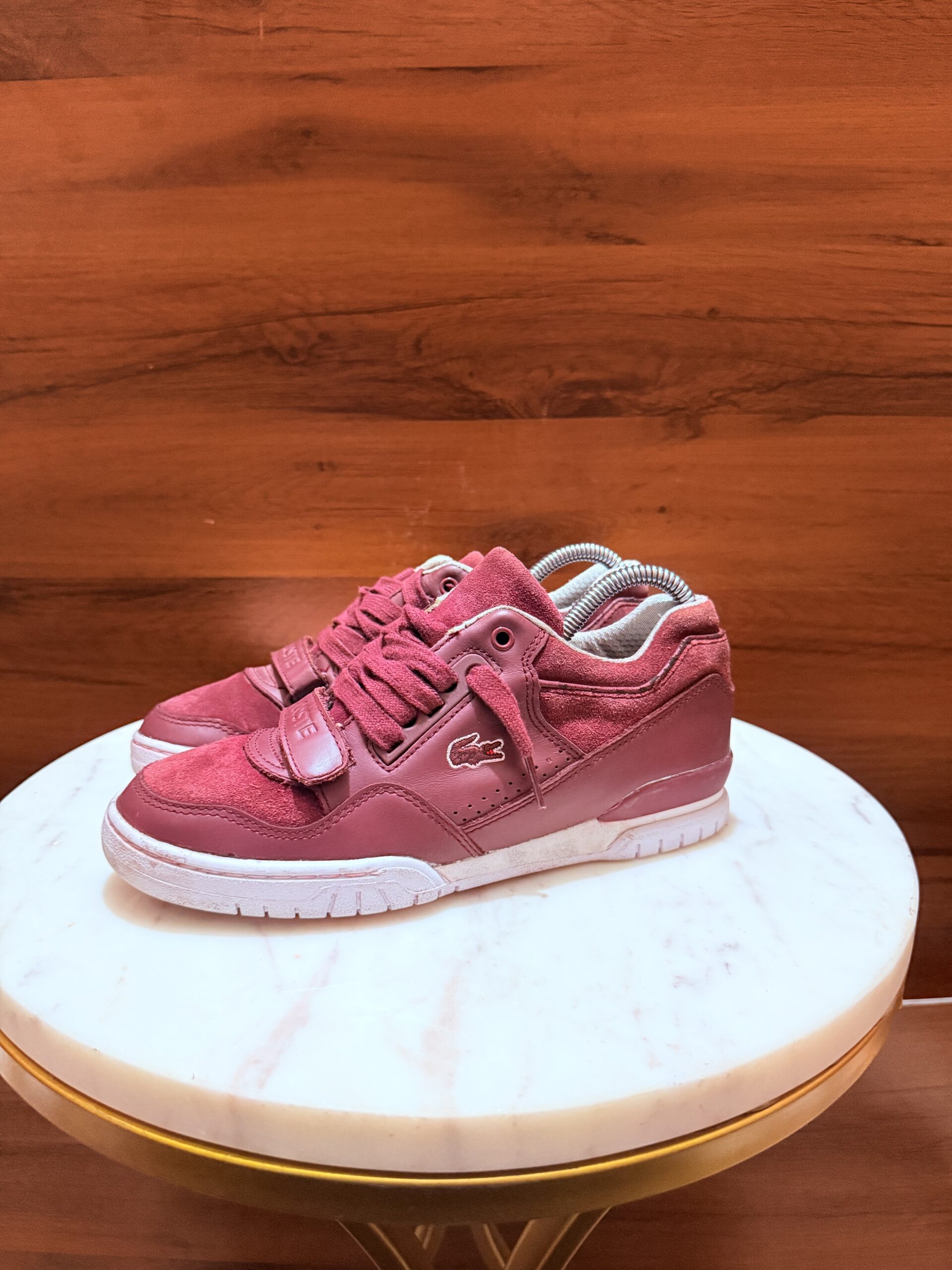 Lacoste Sneakers – Burgundy / White