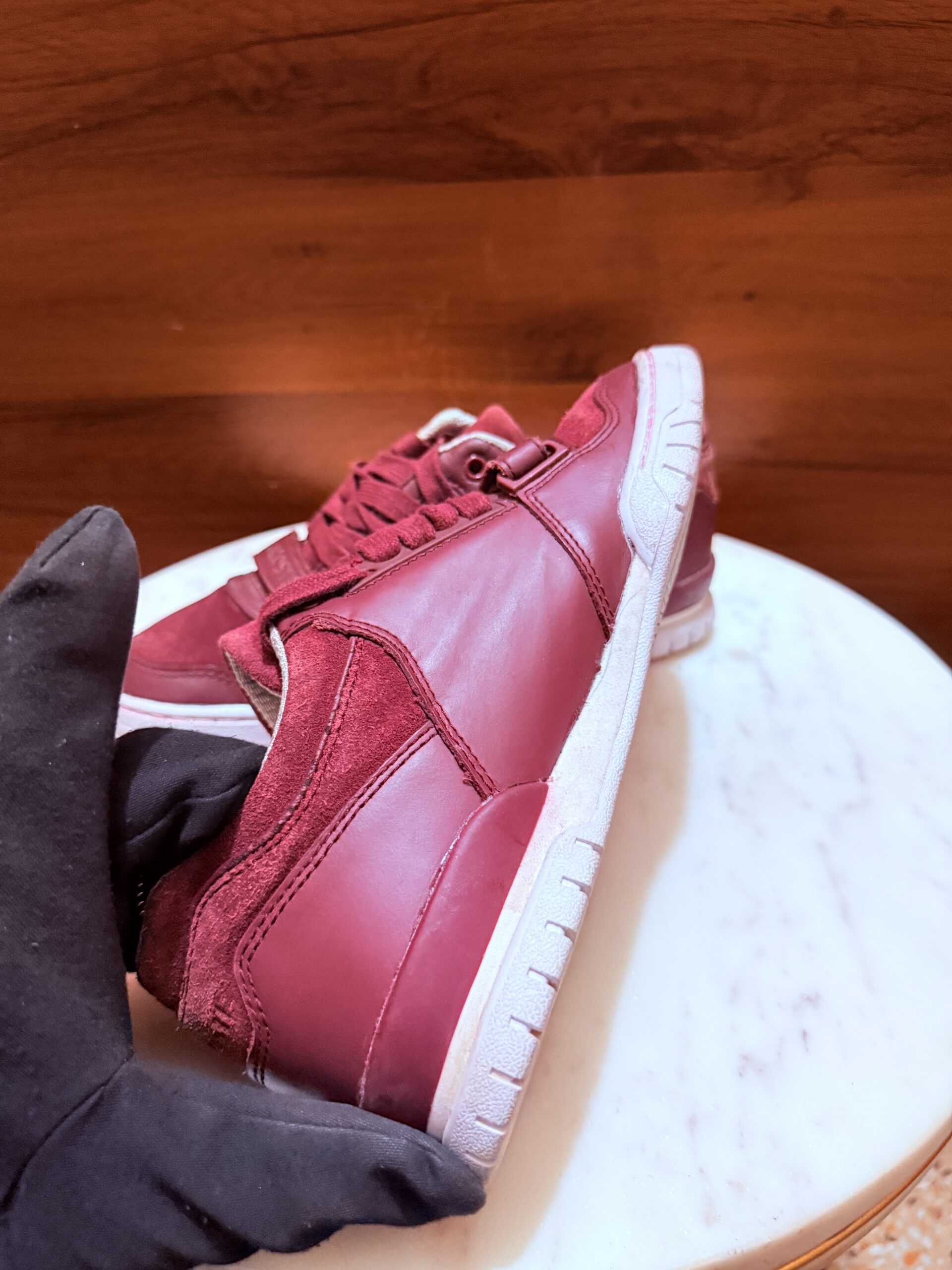 Lacoste Sneakers – Burgundy / White