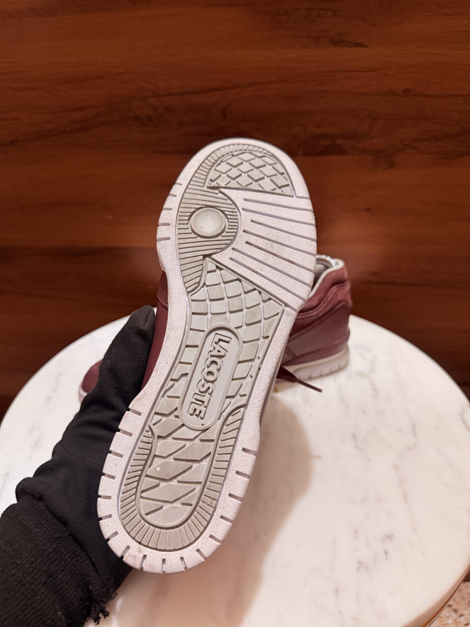 Lacoste Sneakers – Burgundy / White