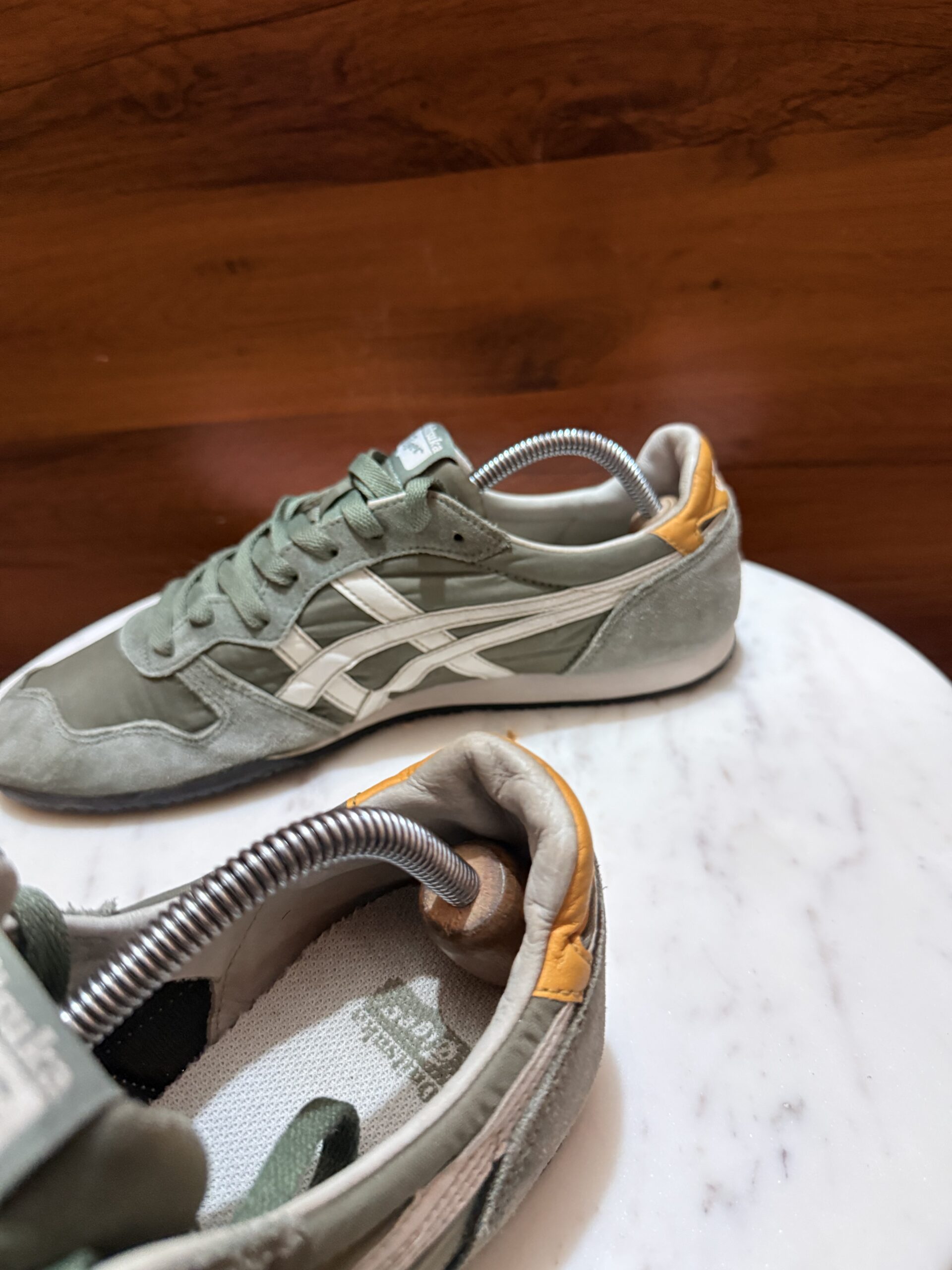 Onitsuka Tiger Serrano Sneakers – Sage Green / White / Mustard Yellow