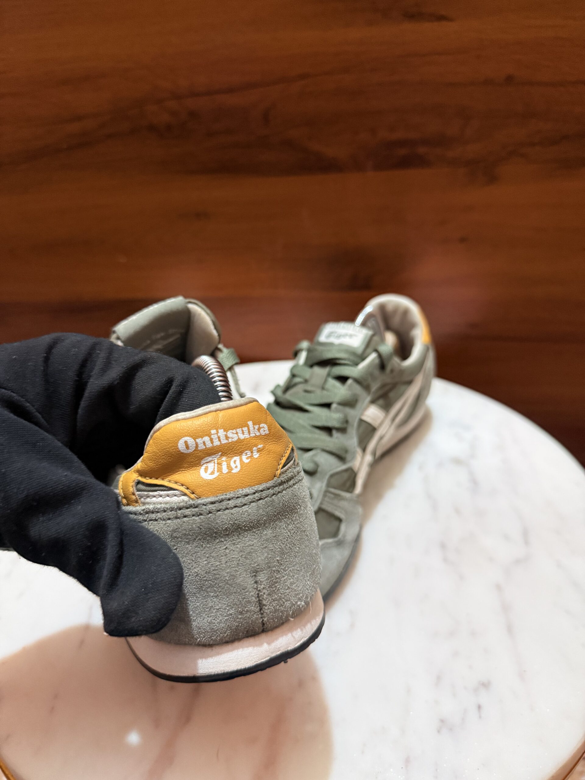 Onitsuka Tiger Serrano Sneakers – Sage Green / White / Mustard Yellow