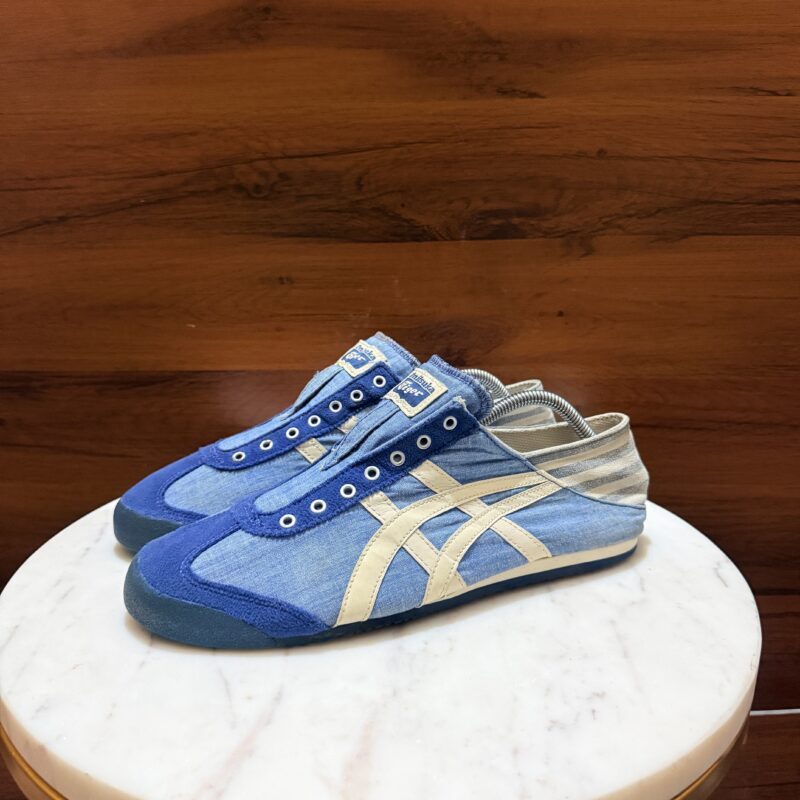 Onitsuka Tiger Mexico 66 Slip-On Sneakers – Denim Blue / Off-White
