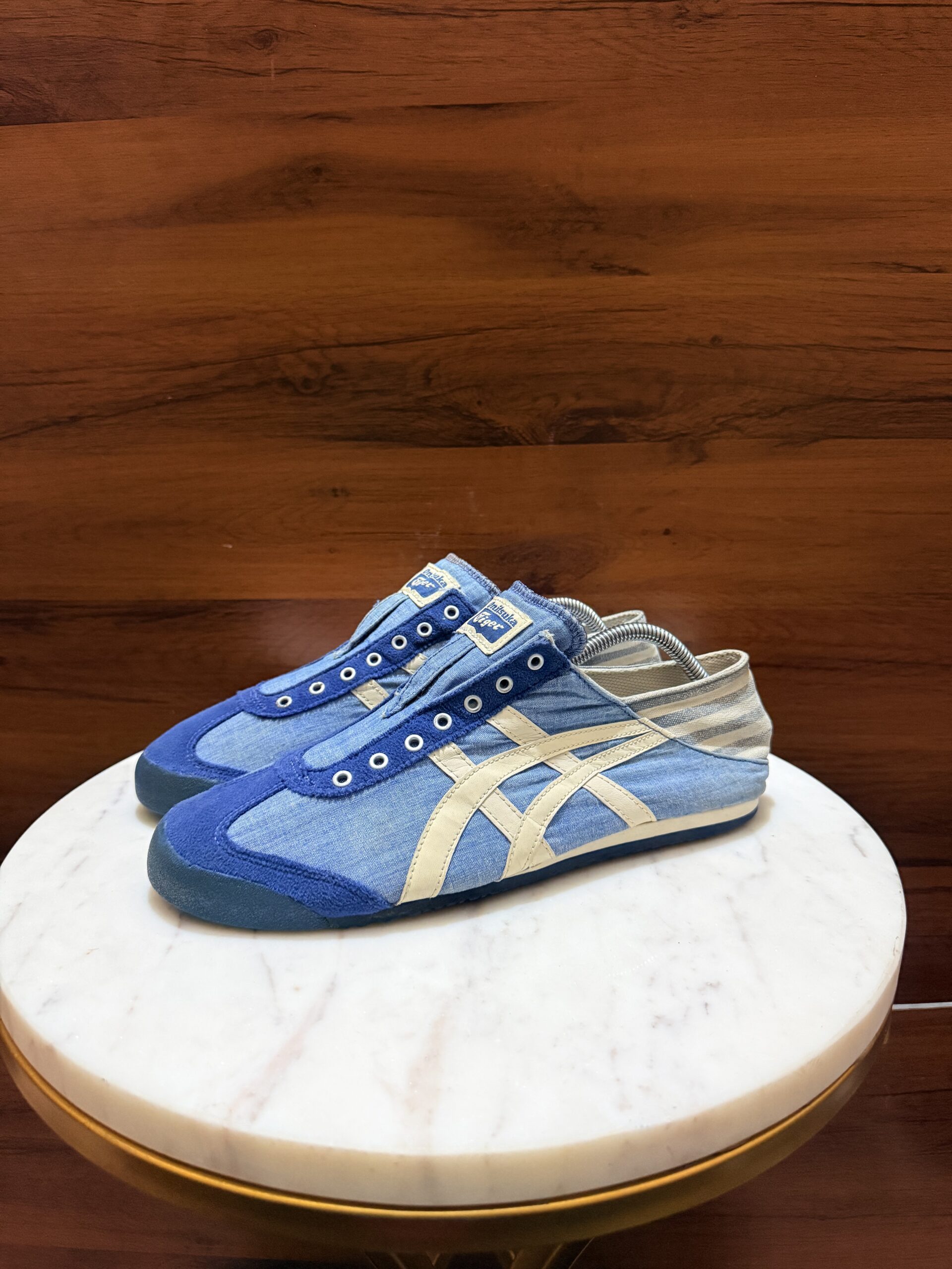 Onitsuka Tiger Mexico 66 Slip-On Sneakers – Denim Blue / Off-White