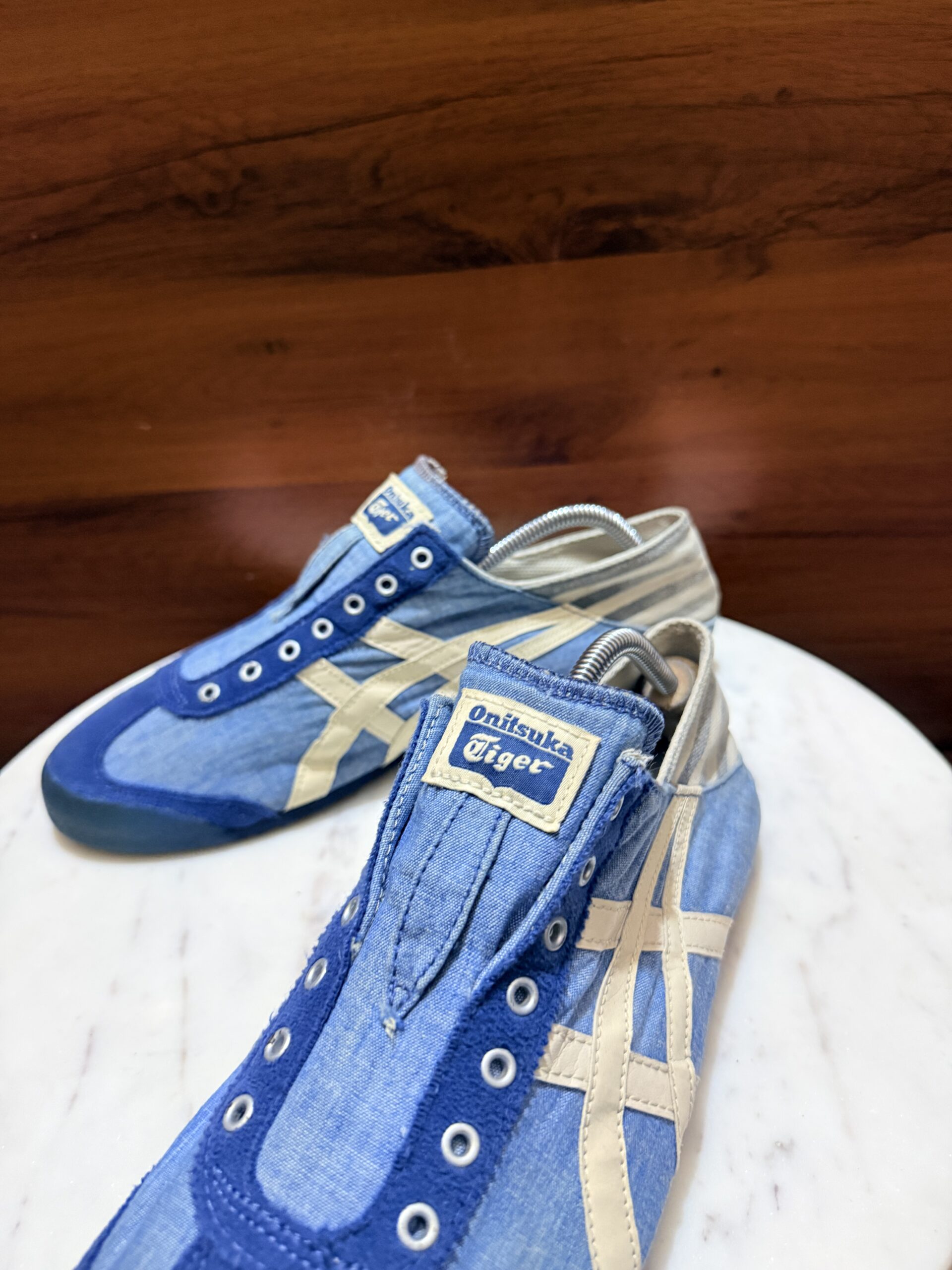 Onitsuka Tiger Mexico 66 Slip-On Sneakers – Denim Blue / Off-White