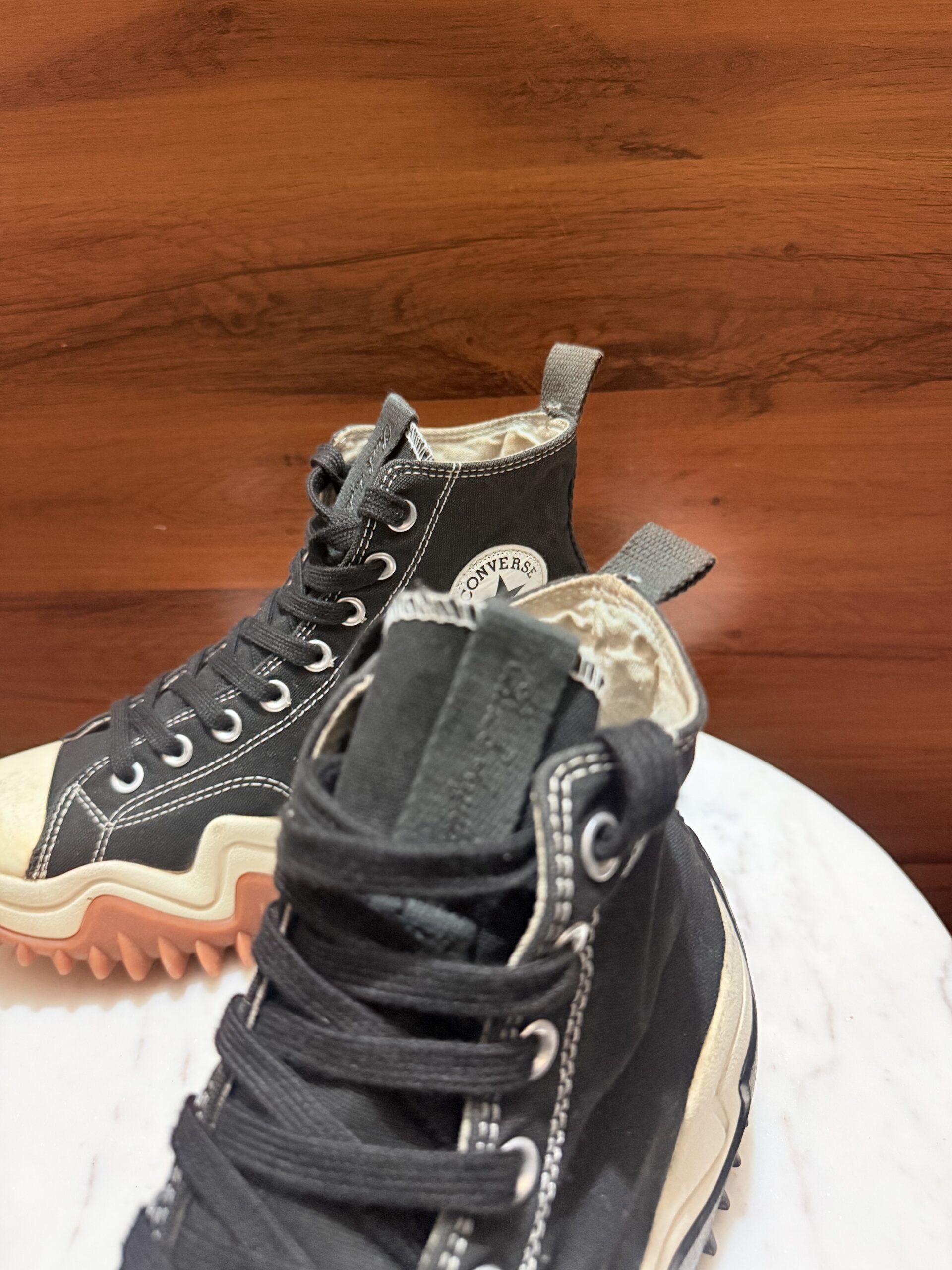 Converse Run Star Motion High Top Sneakers – Black / Off-White / Gum