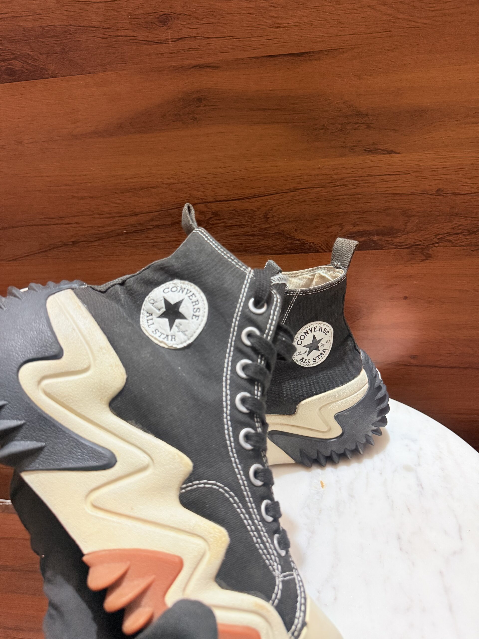 Converse Run Star Motion High Top Sneakers – Black / Off-White / Gum