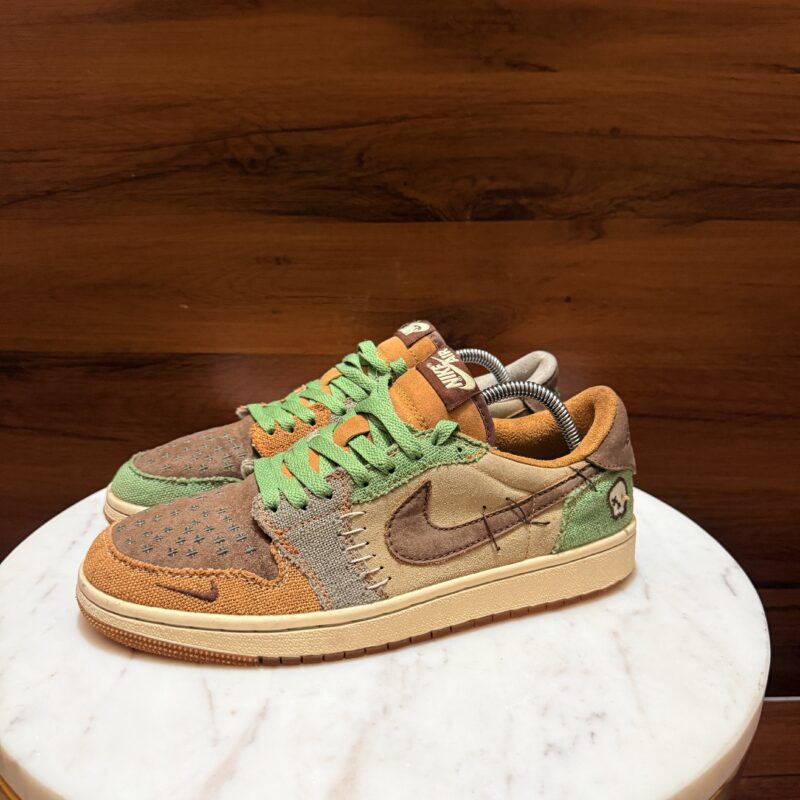 Nike Air Jordan 1 Low OG – Flax / Muslin / Oil Green