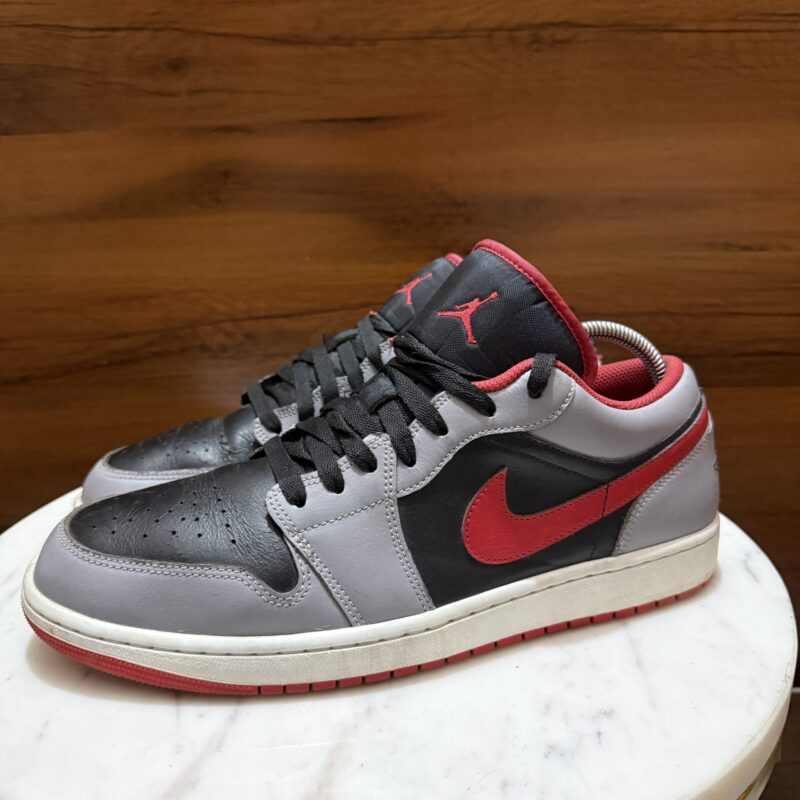 Nike Air Jordan 1 Low – Grey / Black / Red