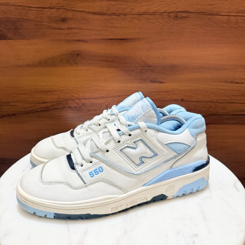 New Balance 550 – White / University Blue (UNC)