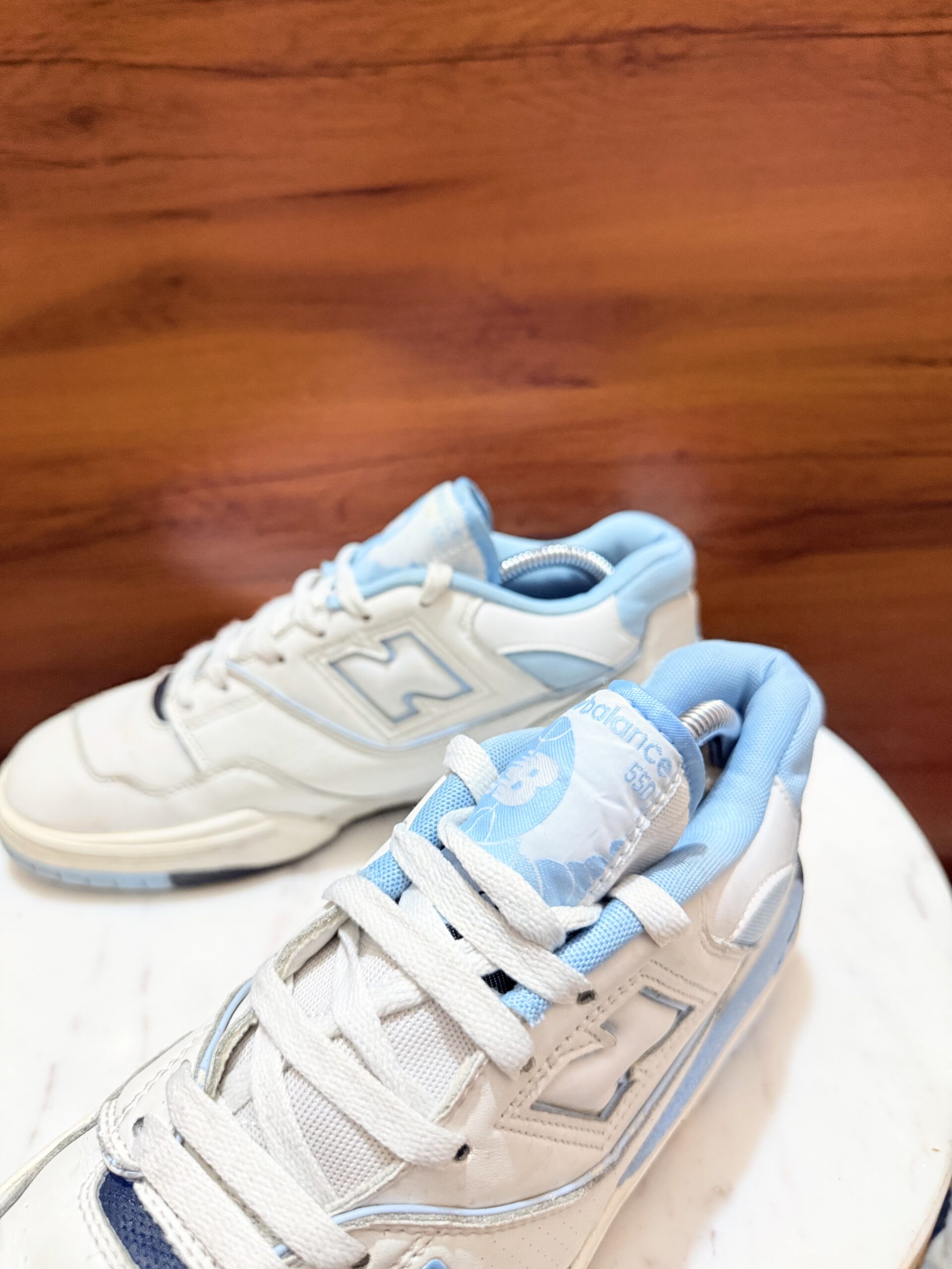New Balance 550 – White / University Blue (UNC)