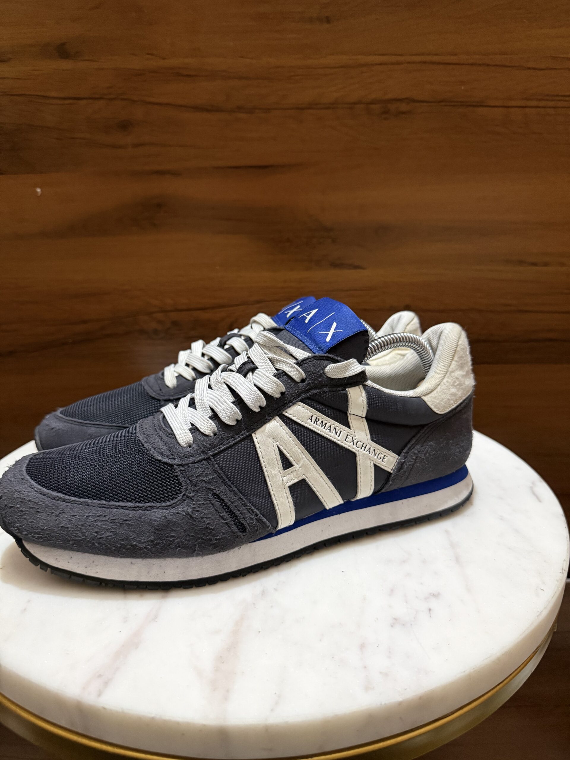 Armani Exchange AX Sneakers – Navy / White / Blue
