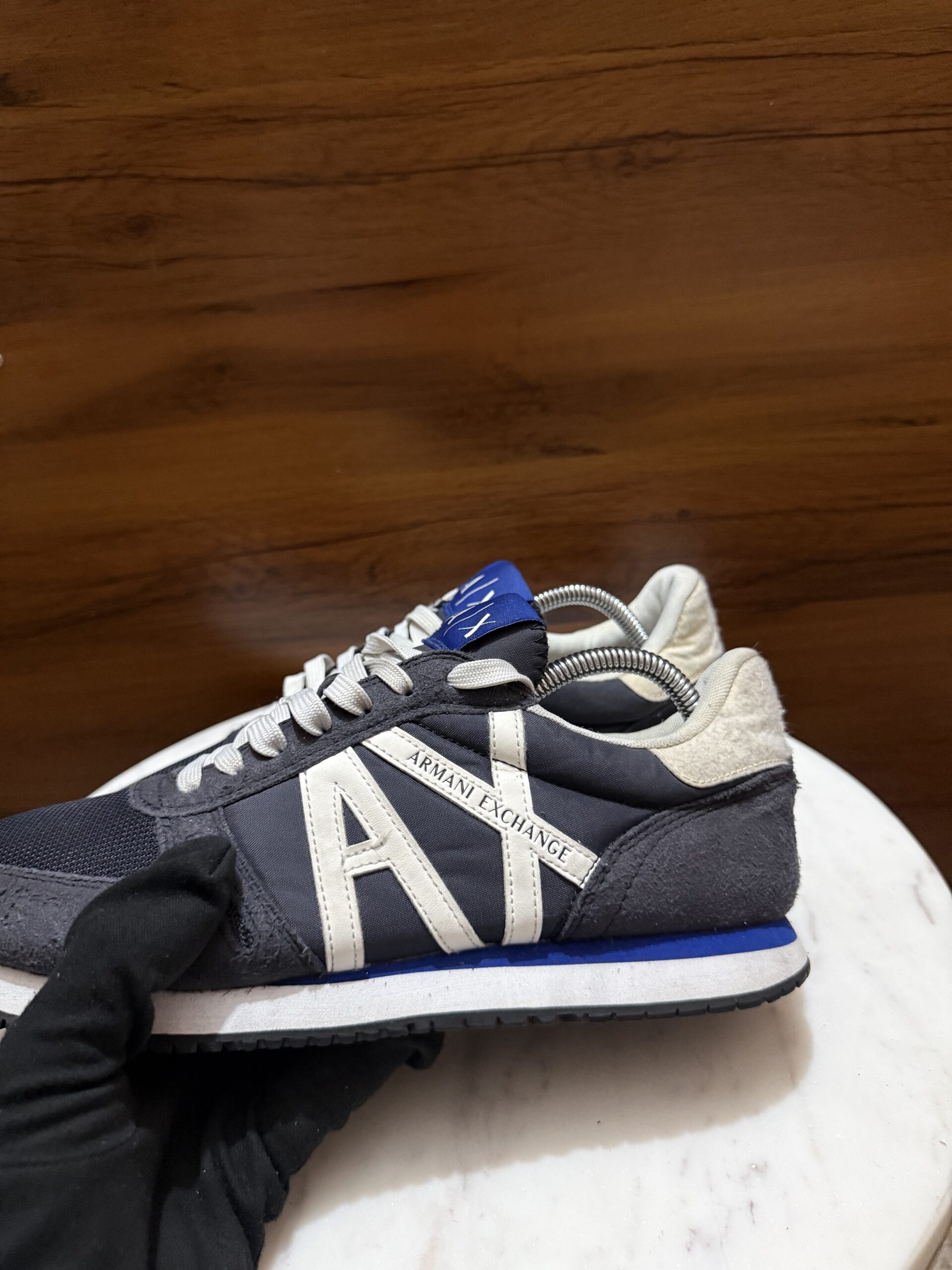 Armani Exchange AX Sneakers – Navy / White / Blue