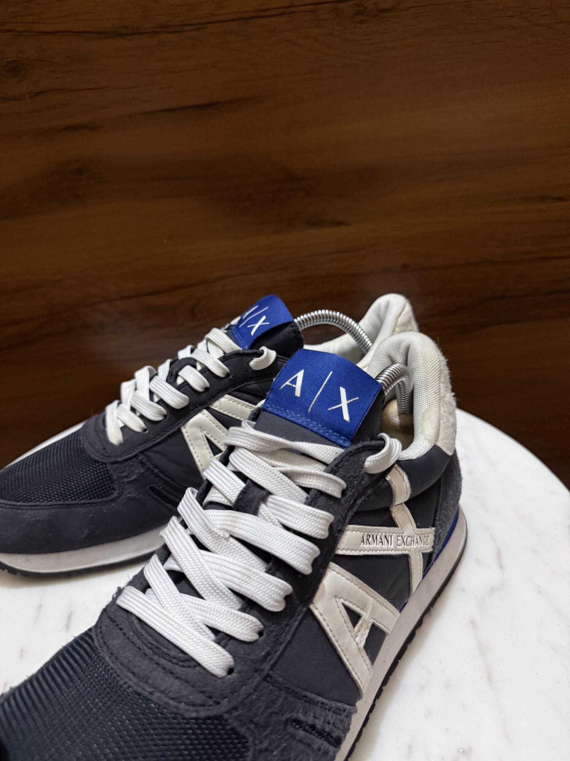 Armani Exchange AX Sneakers – Navy / White / Blue