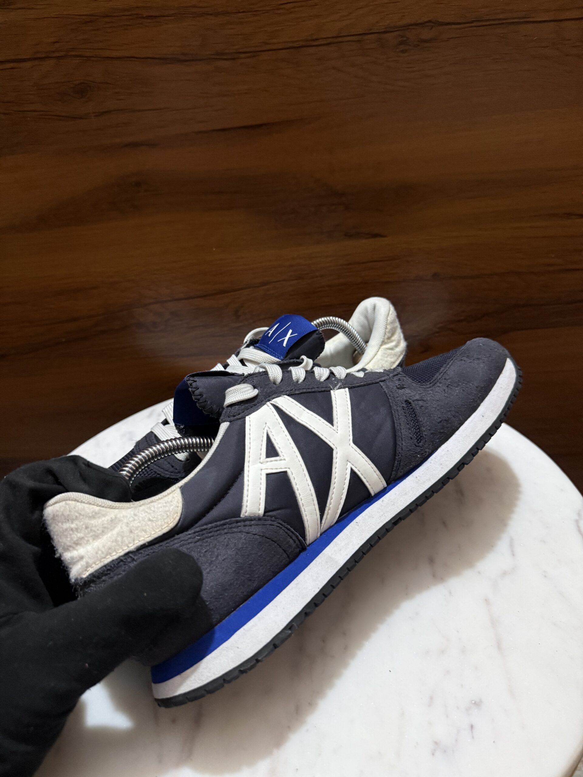Armani Exchange AX Sneakers – Navy / White / Blue