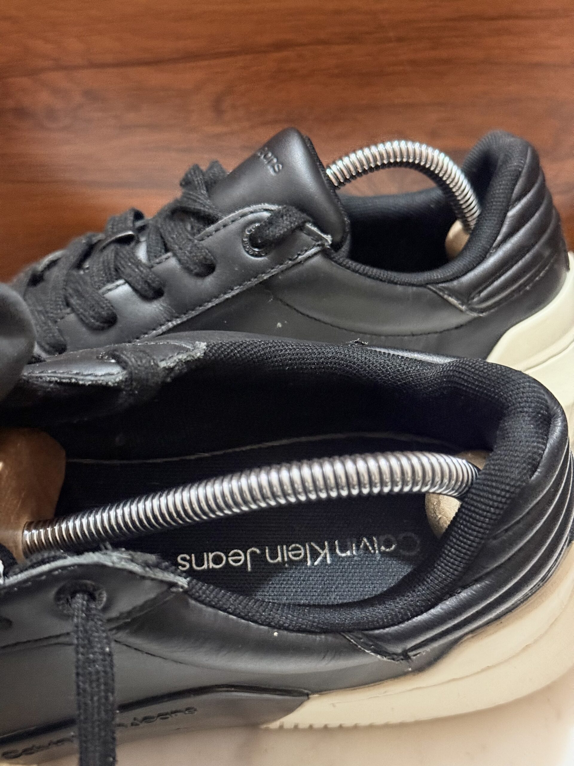 Calvin Klein Jeans – Chunky Block Cupsole Leather Sneakers