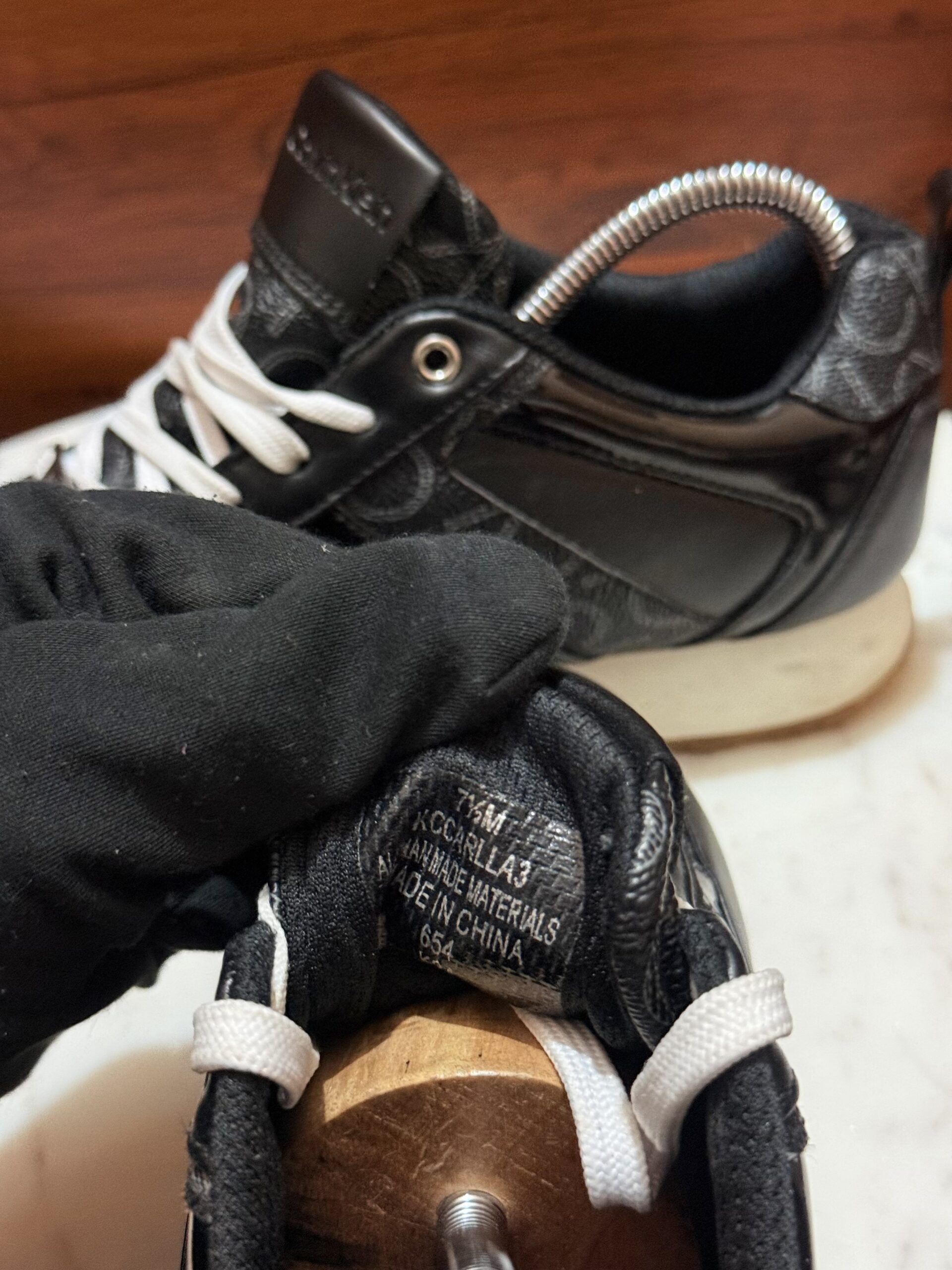 Calvin Klein Jeans – Chunky Block Cupsole Leather Sneakers (Copy)