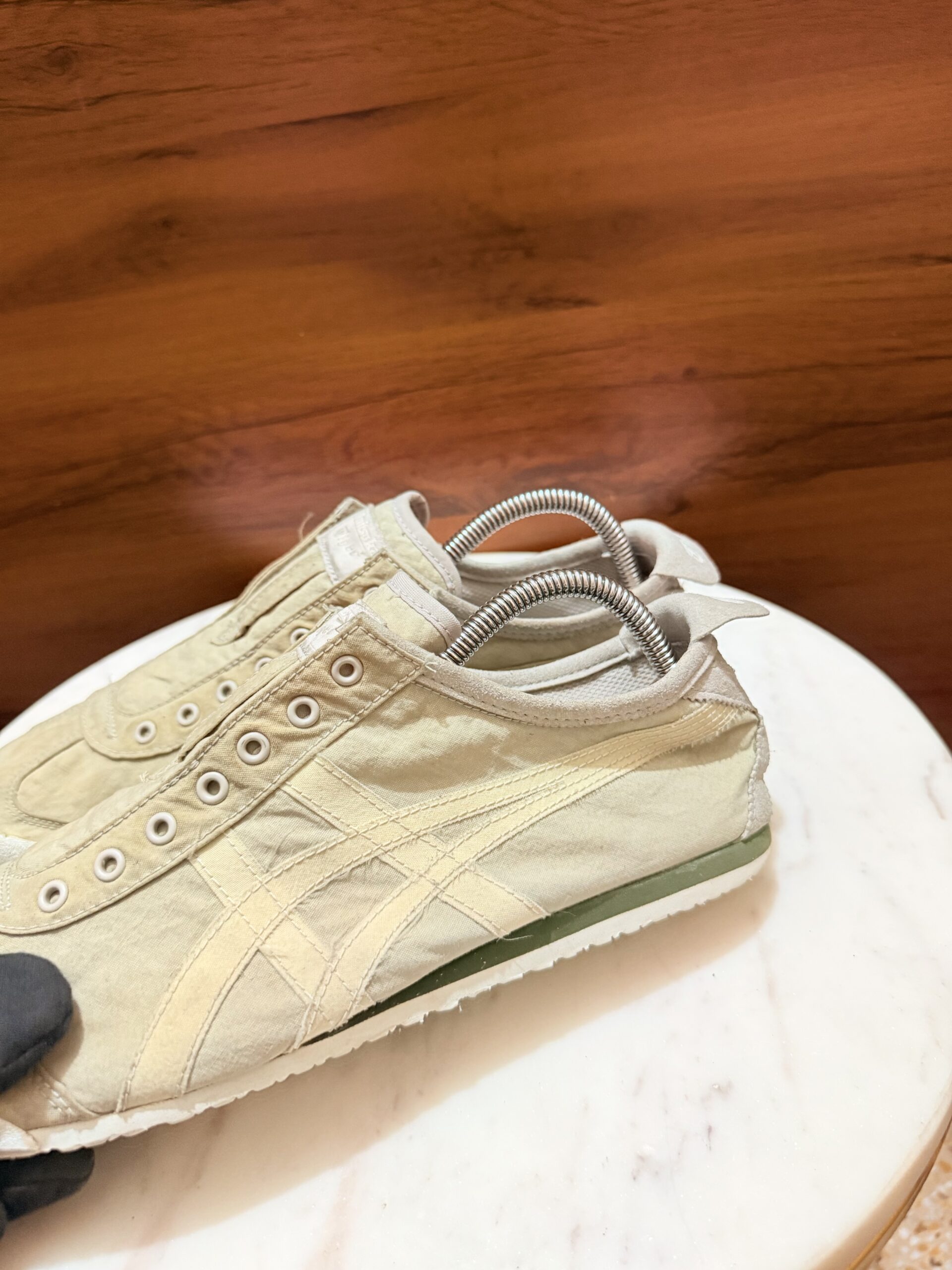 Onitsuka Tiger Mexico 66 Slip-On – Parachute Nylon Cream / Green