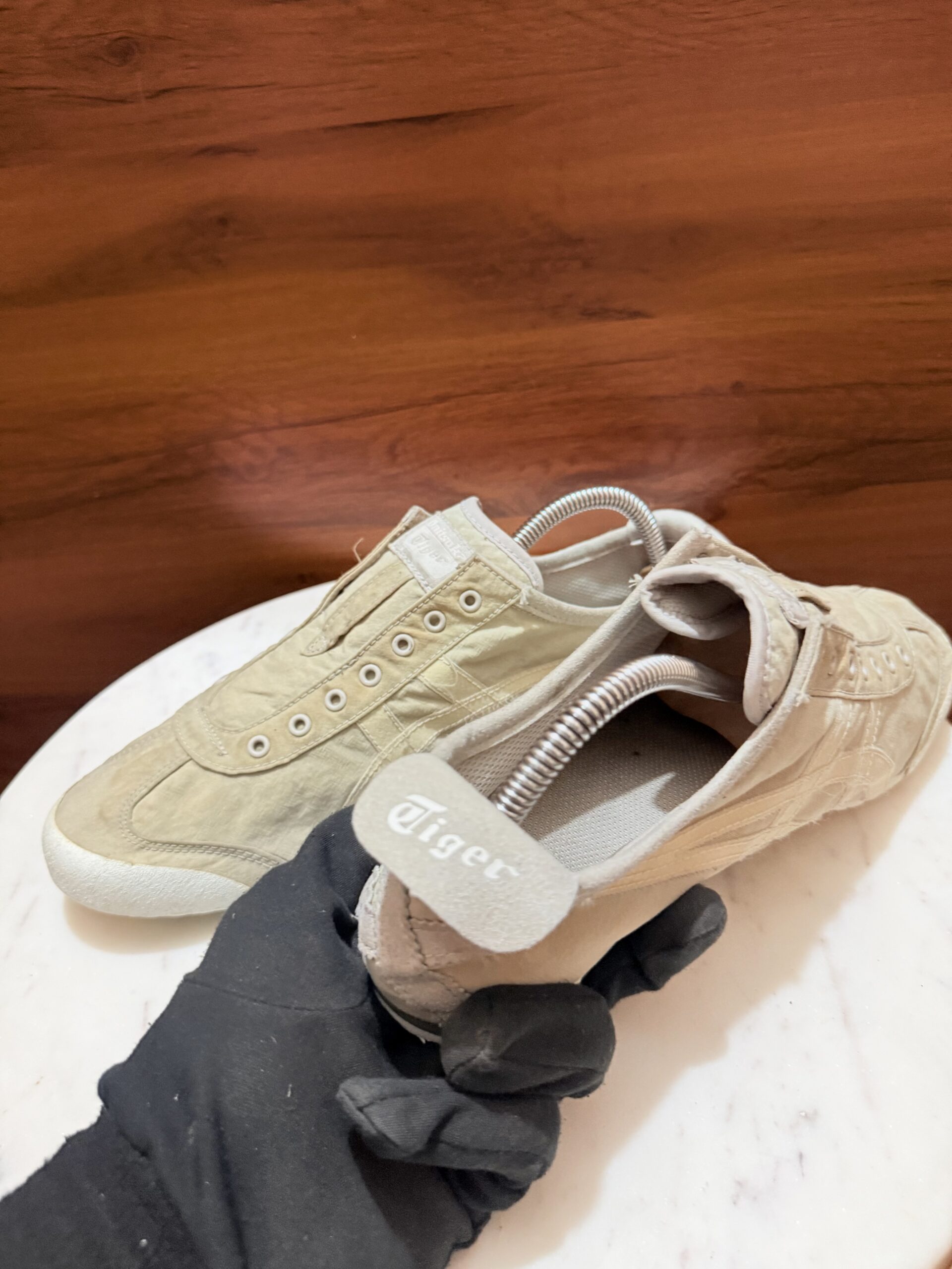 Onitsuka Tiger Mexico 66 Slip-On – Parachute Nylon Cream / Green