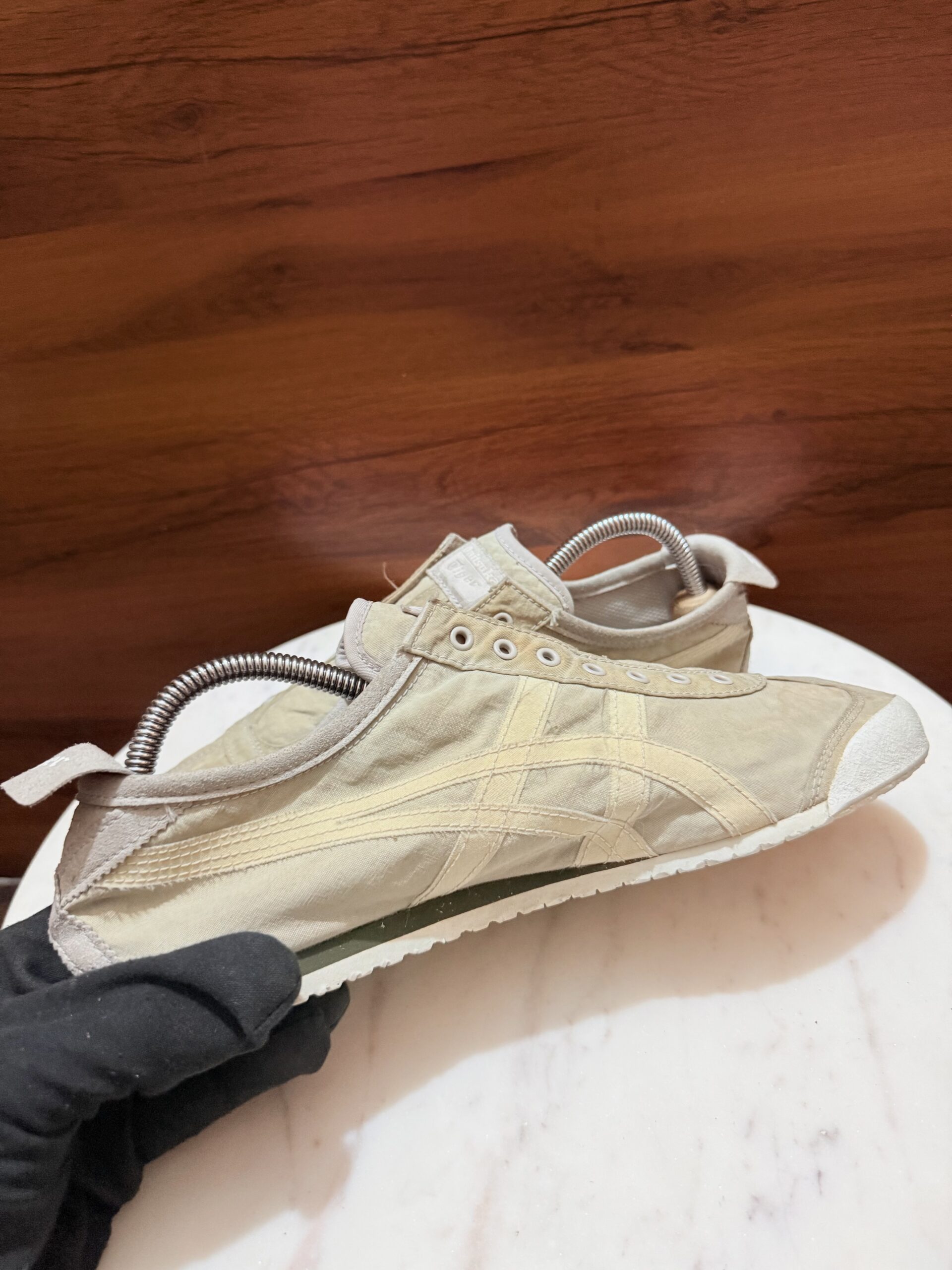 Onitsuka Tiger Mexico 66 Slip-On – Parachute Nylon Cream / Green