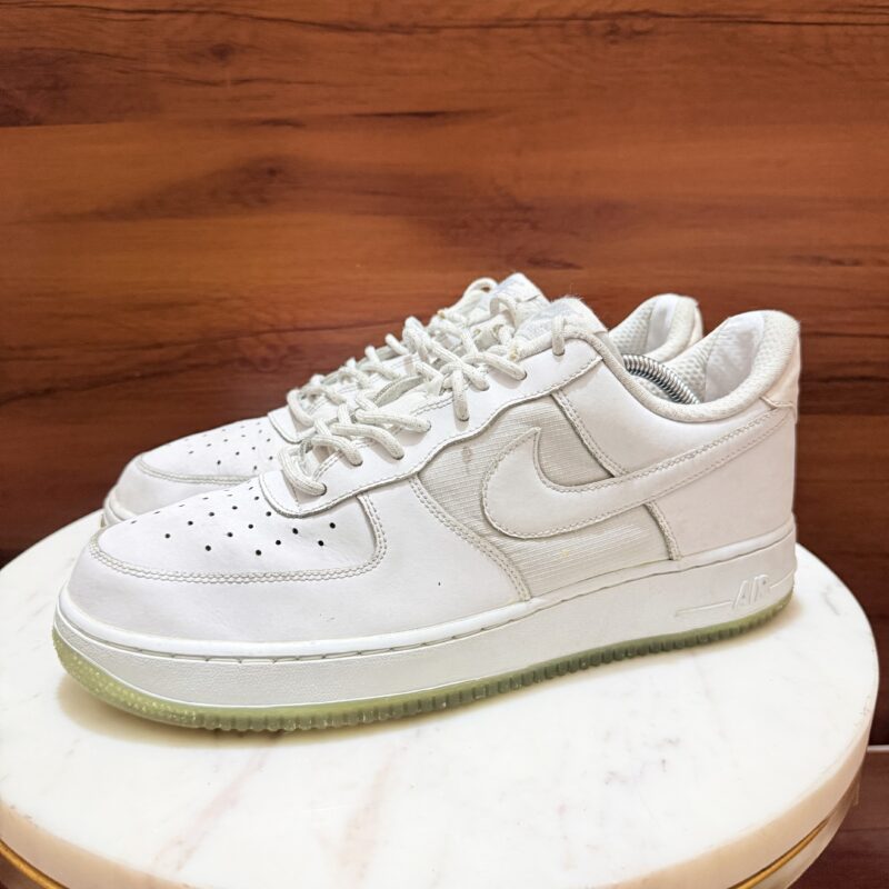 Nike Air Force 1 '07 Low – Triple White / Translucent Icy Outsole