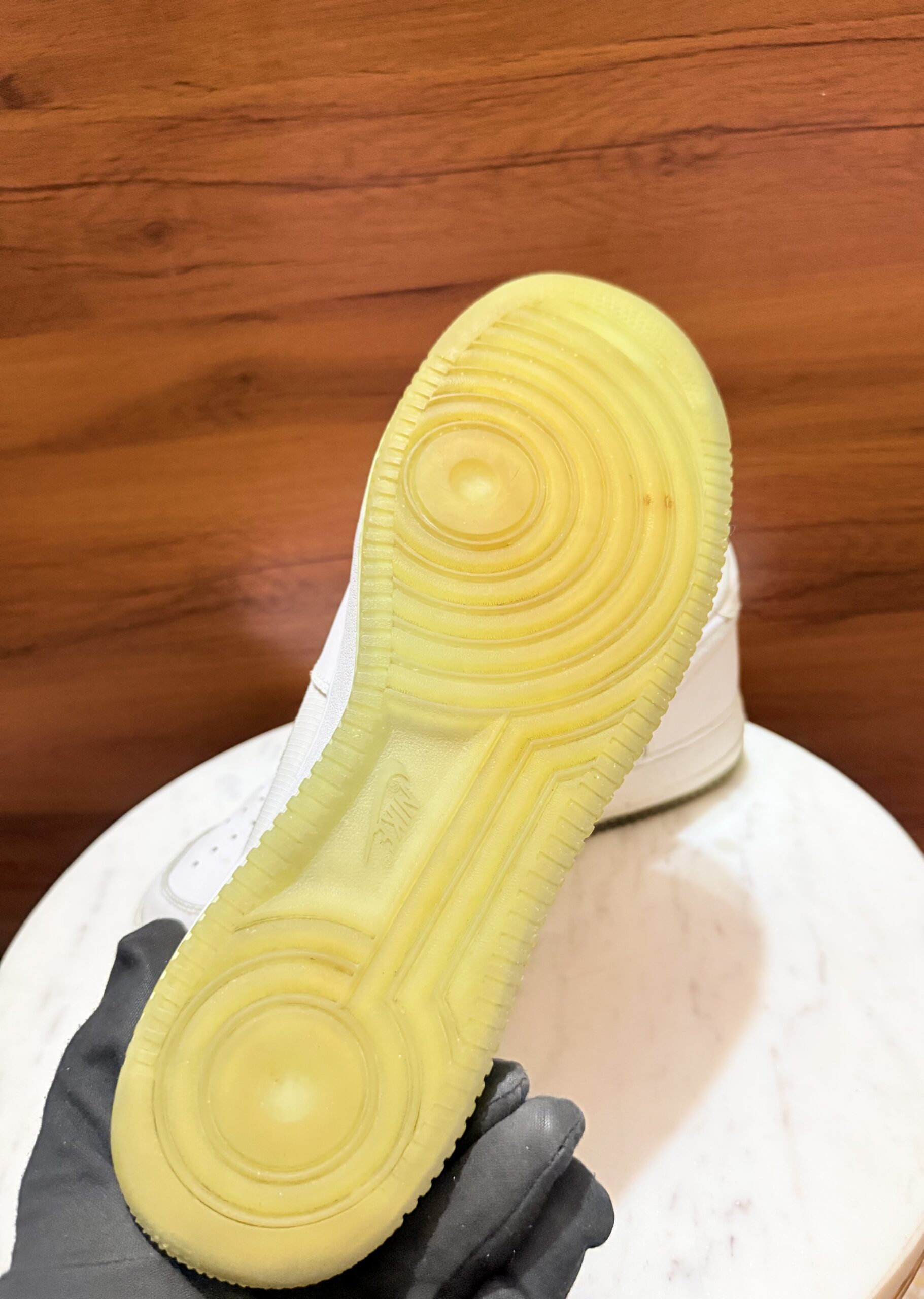 Nike Air Force 1 '07 Low – Triple White / Translucent Icy Outsole