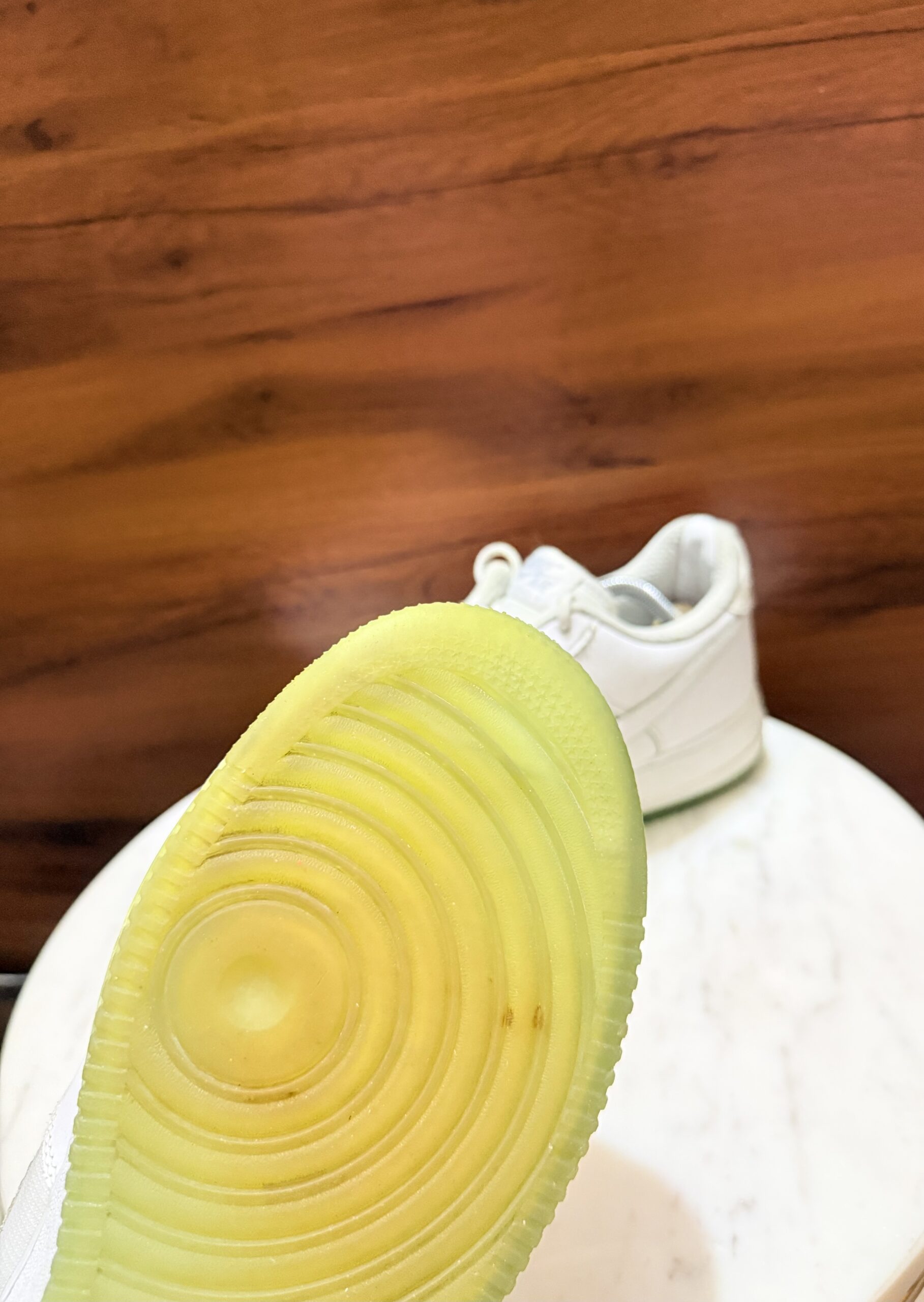Nike Air Force 1 '07 Low – Triple White / Translucent Icy Outsole