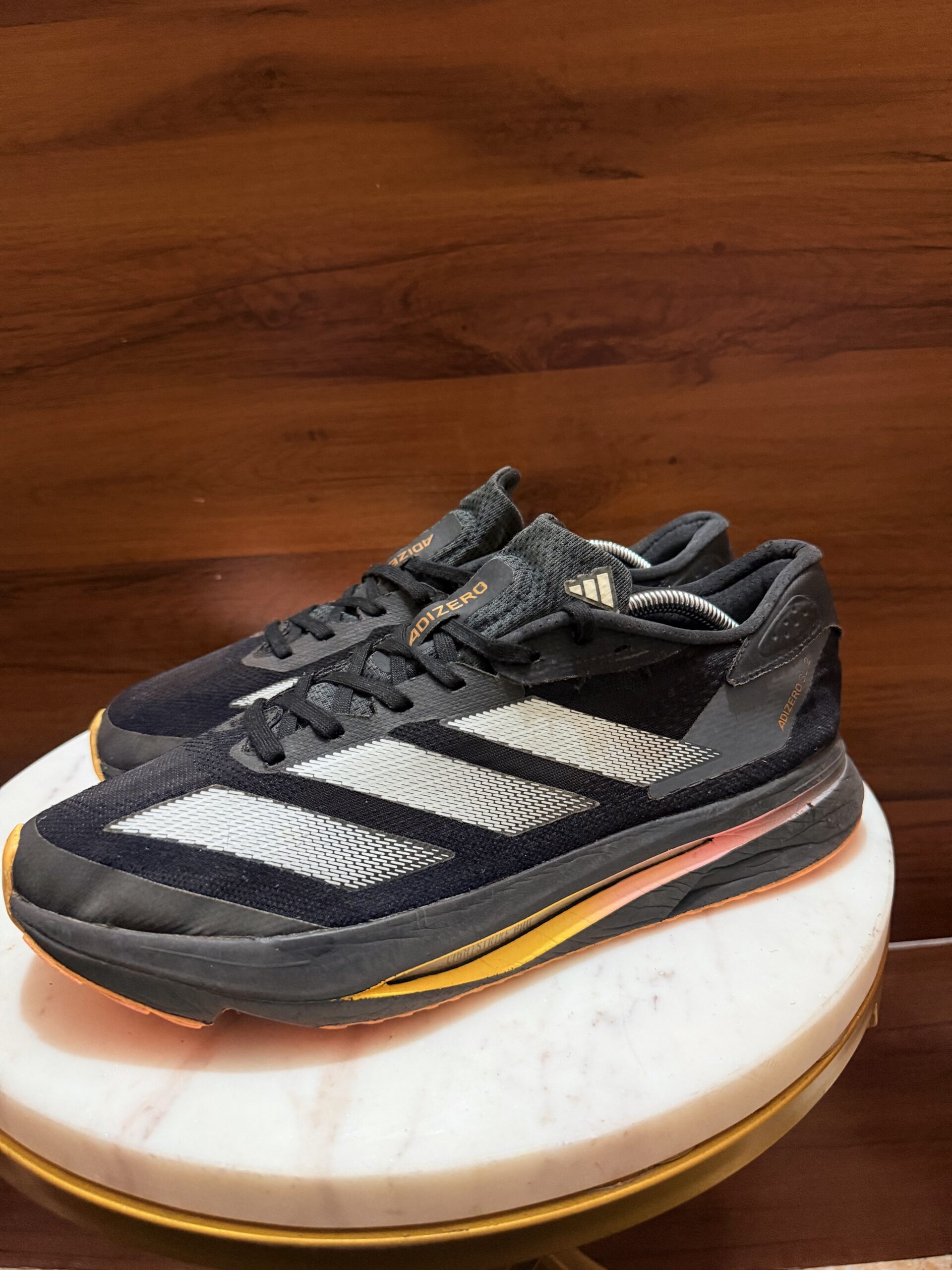 adidas Adizero SL 2 – Core Black / Cloud White / Lucid Orange