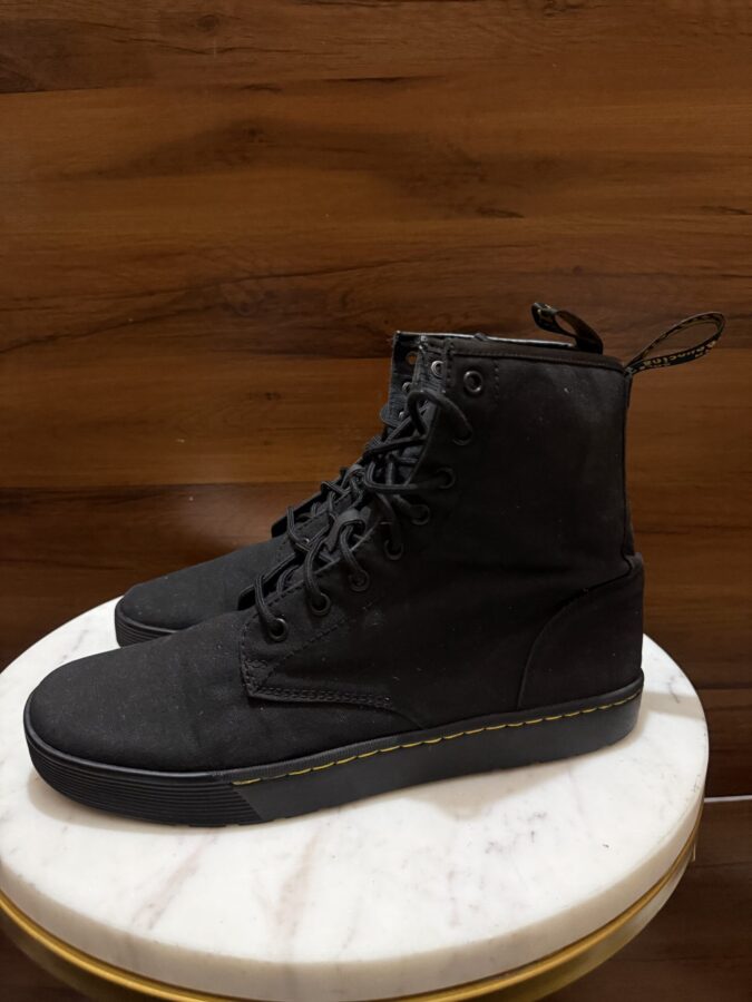 Dr. Martens Combs Canvas Boot – Black