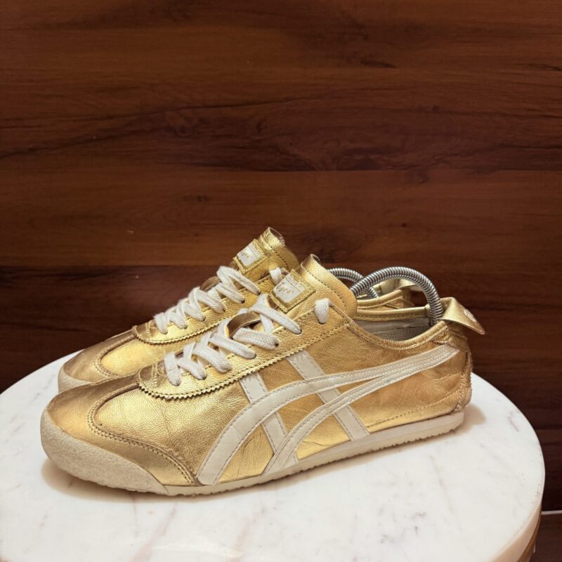 Onitsuka Tiger Mexico 66 Sneakers – Metallic Gold / White