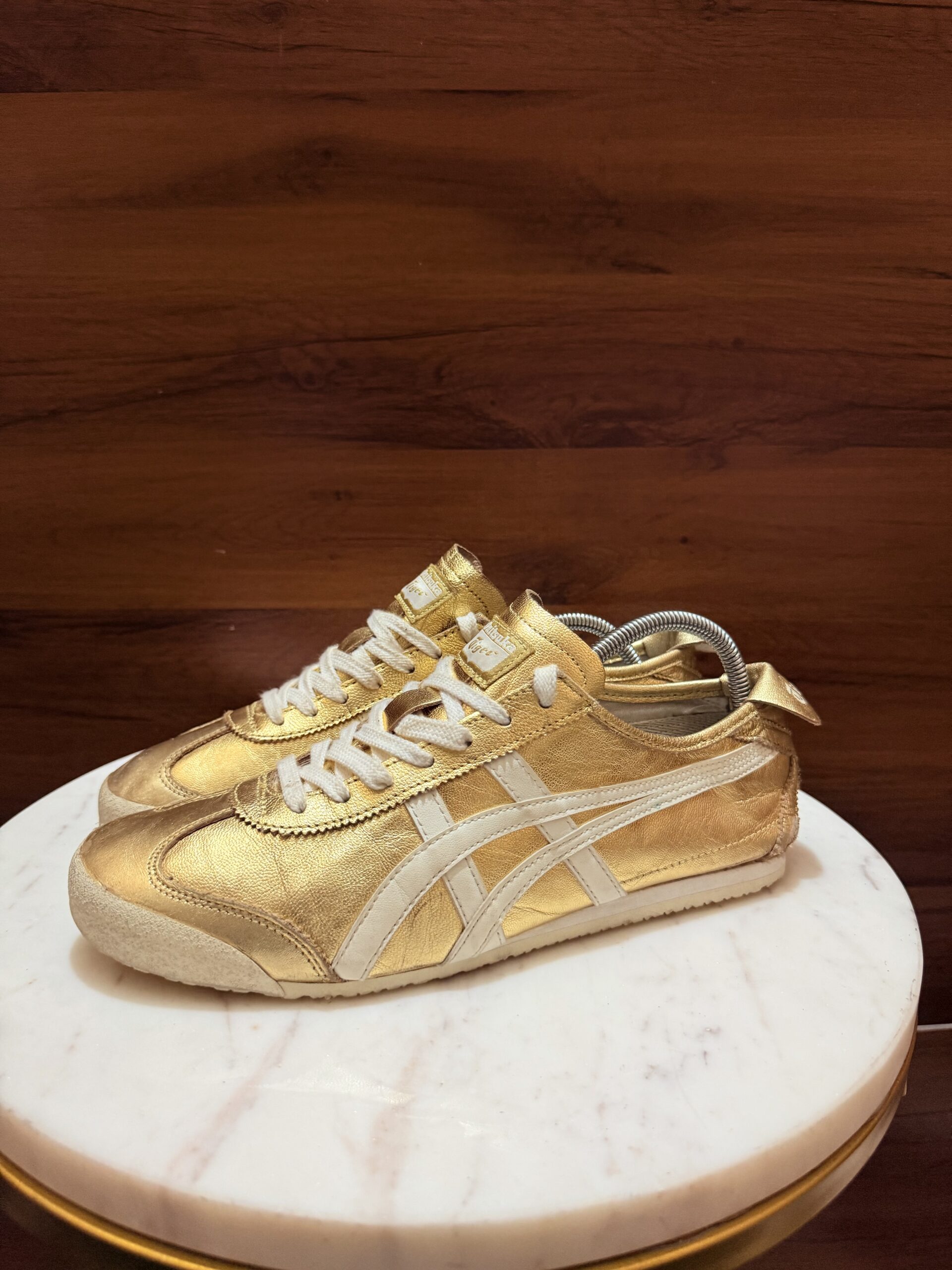Onitsuka Tiger Mexico 66 Sneakers – Metallic Gold / White