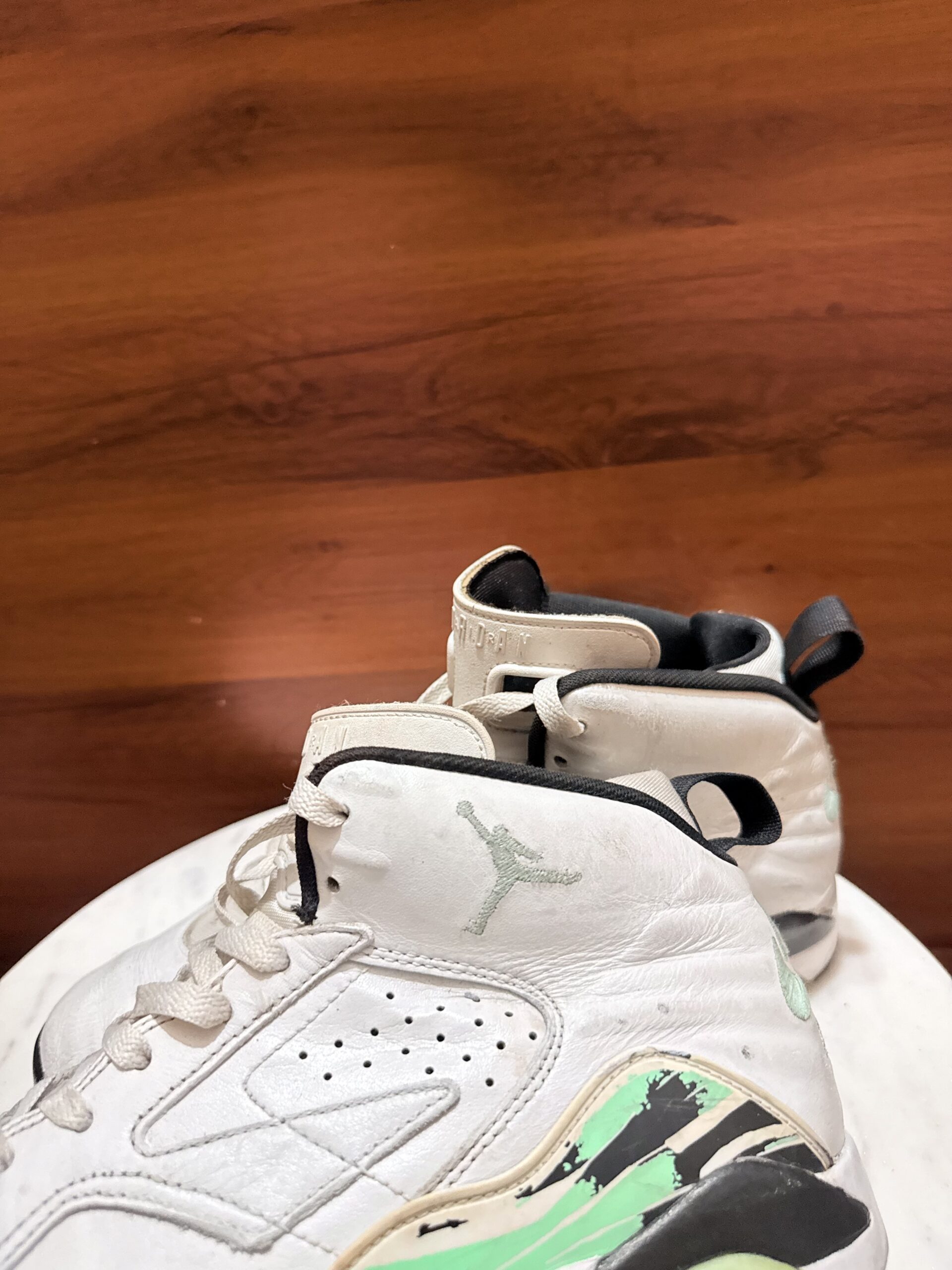 Jordan MVP 678 Basketball Shoes – White / Mint Foam