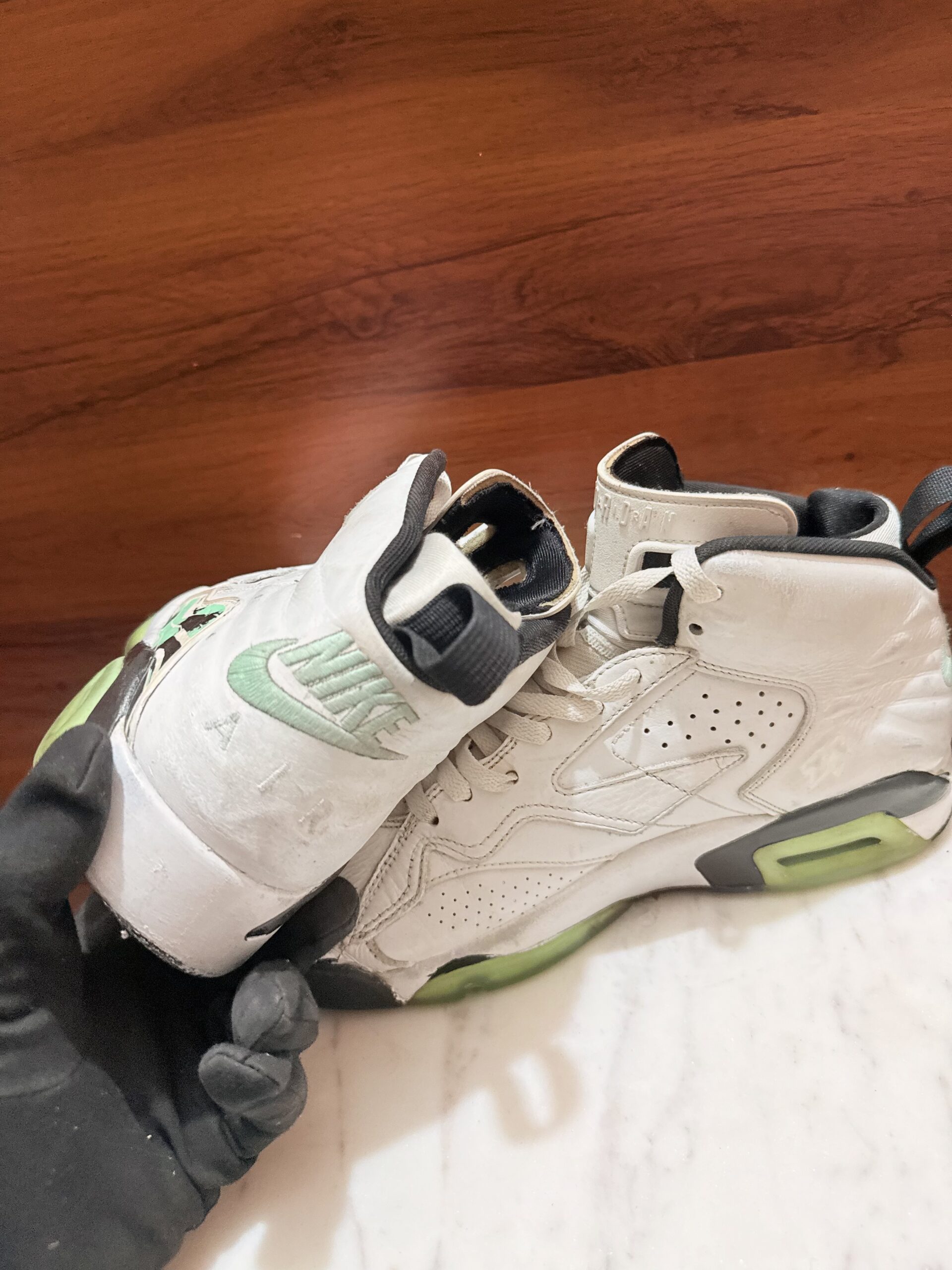 Jordan MVP 678 Basketball Shoes – White / Mint Foam