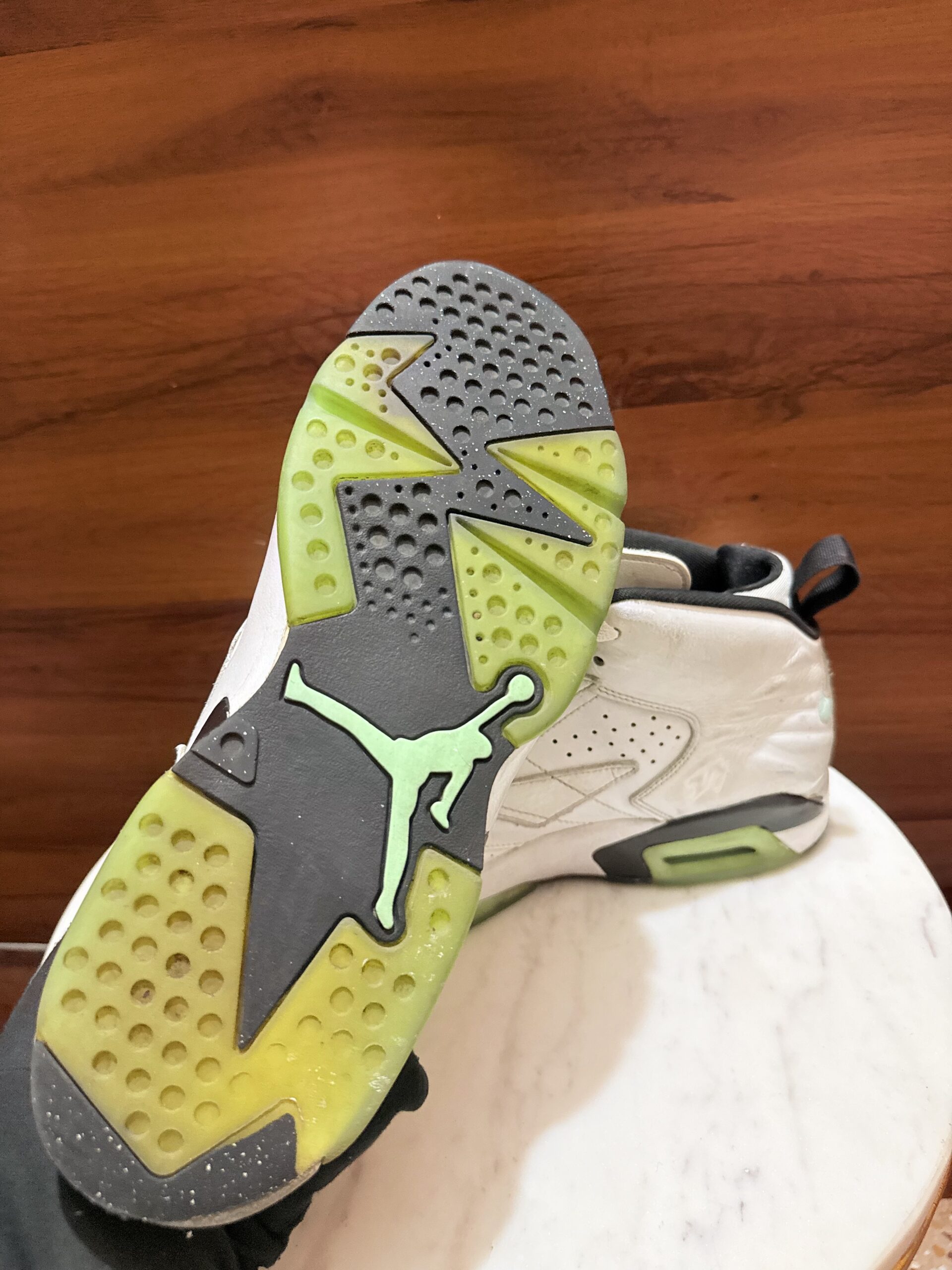 Jordan MVP 678 Basketball Shoes – White / Mint Foam