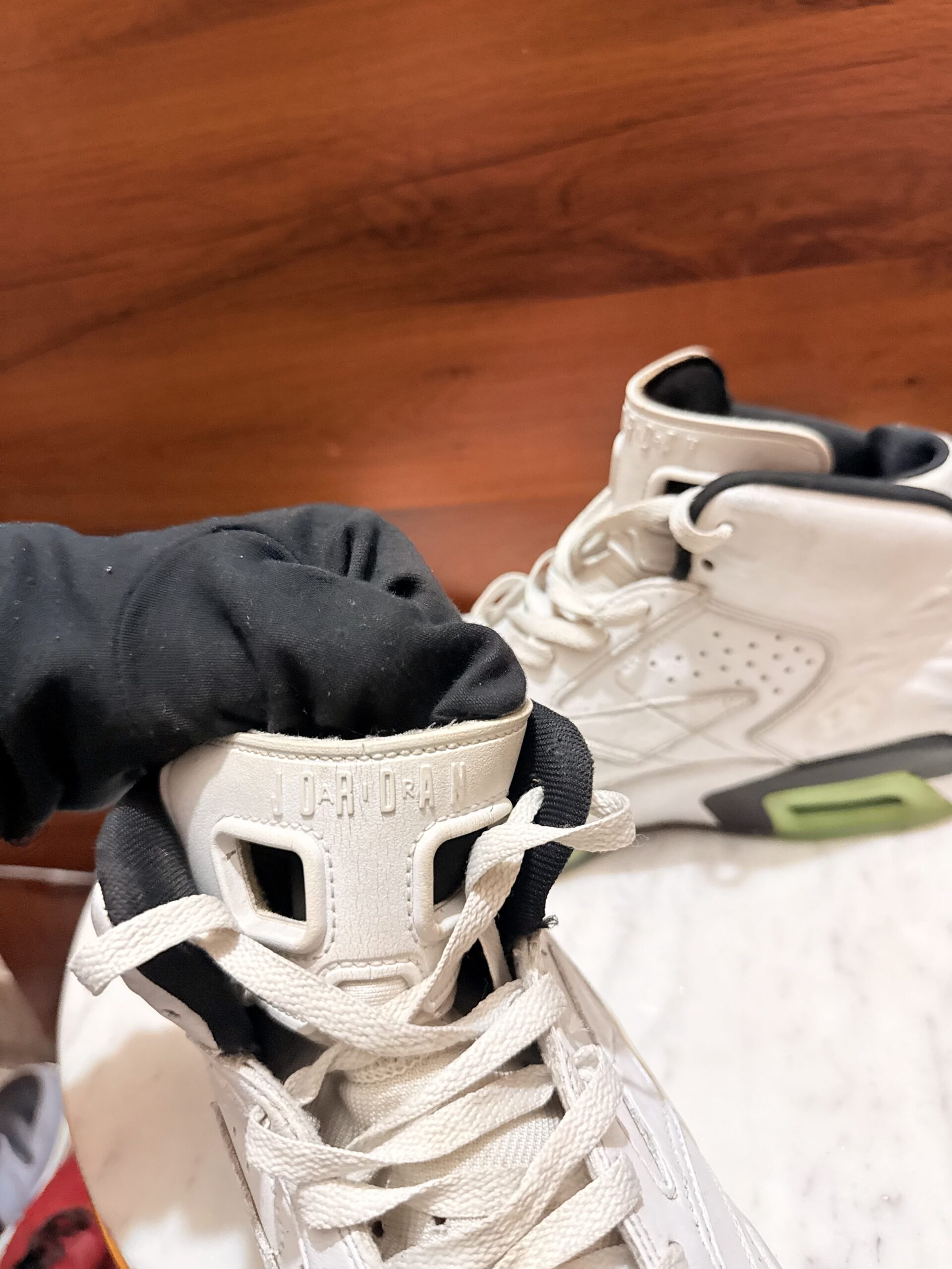 Jordan MVP 678 Basketball Shoes – White / Mint Foam
