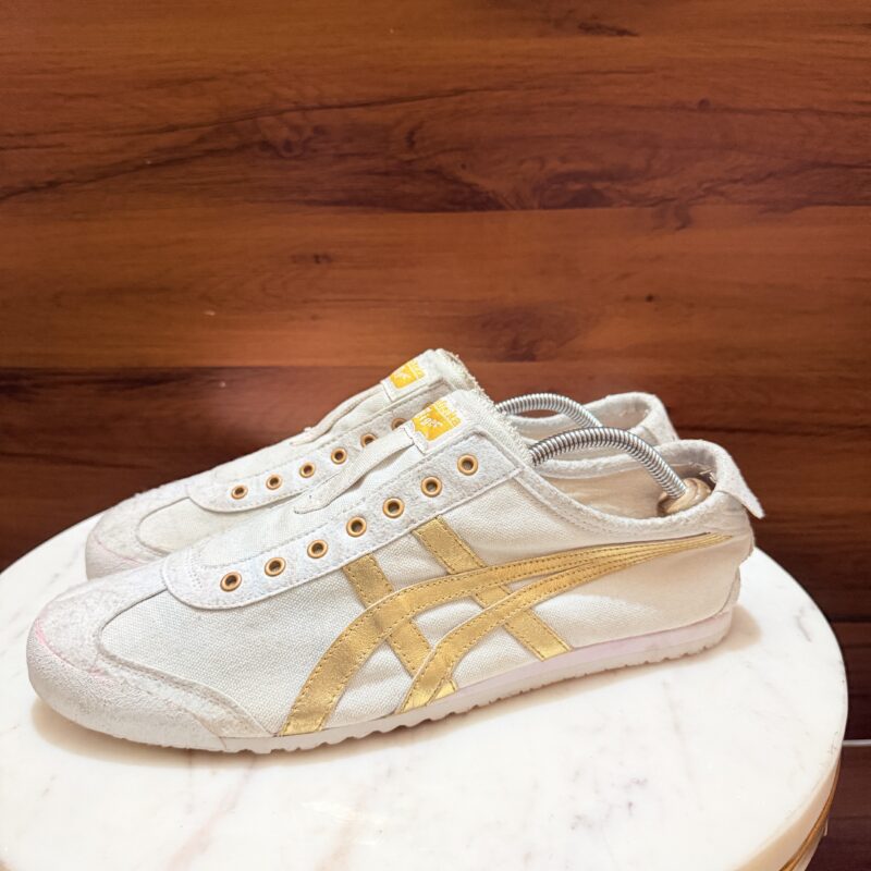 Onitsuka Tiger Mexico 66 Slip-On – White / Metallic Gold