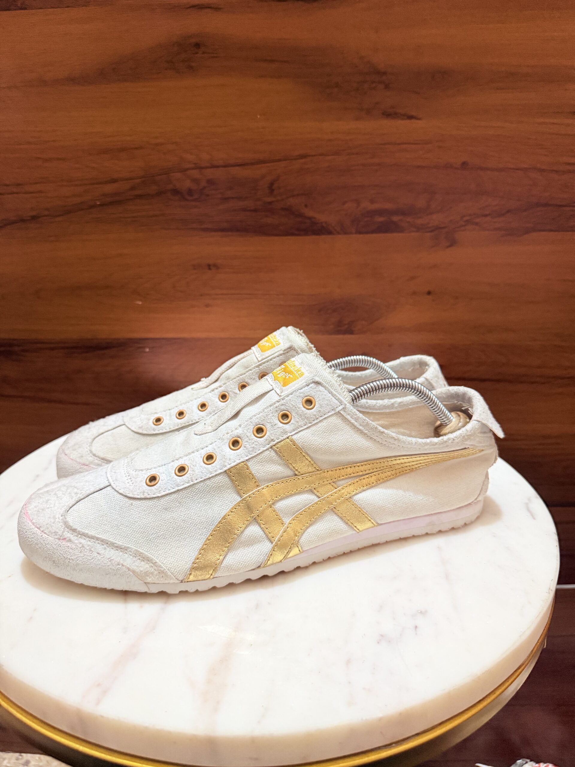 Onitsuka Tiger Mexico 66 Slip-On – White / Metallic Gold