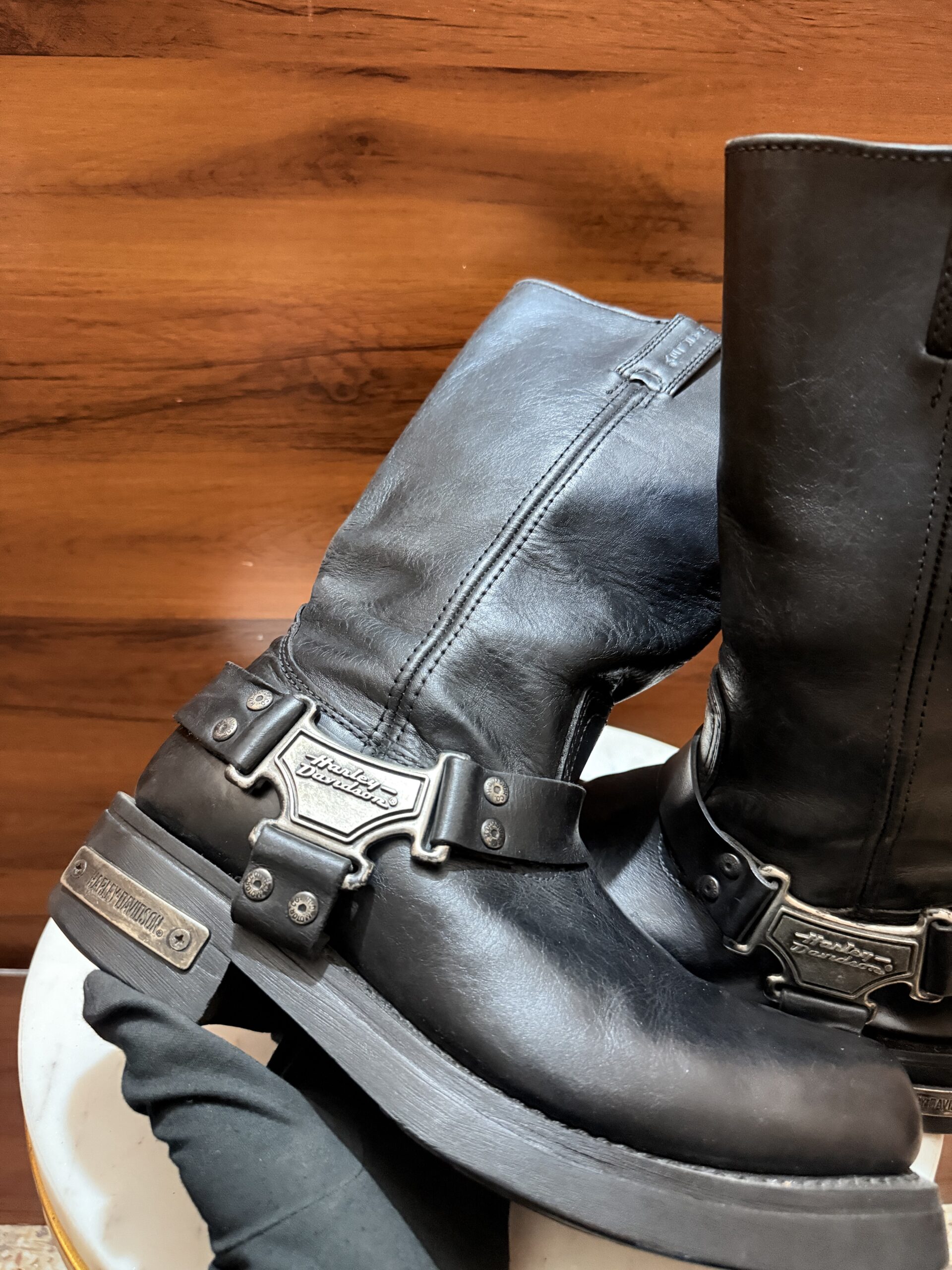 Harley-Davidson Leather Harness Boots – Black