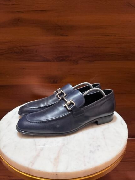 Ferragamo – Gancini Bit Leather Loafers