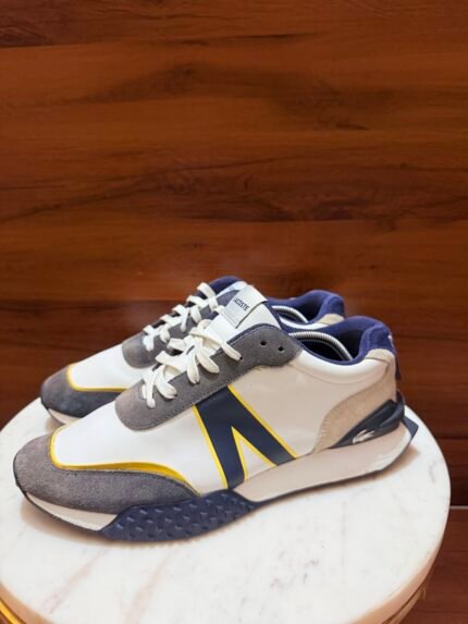 Lacoste – L-Spin Deluxe Mixed-Media Retro Runner Sneakers